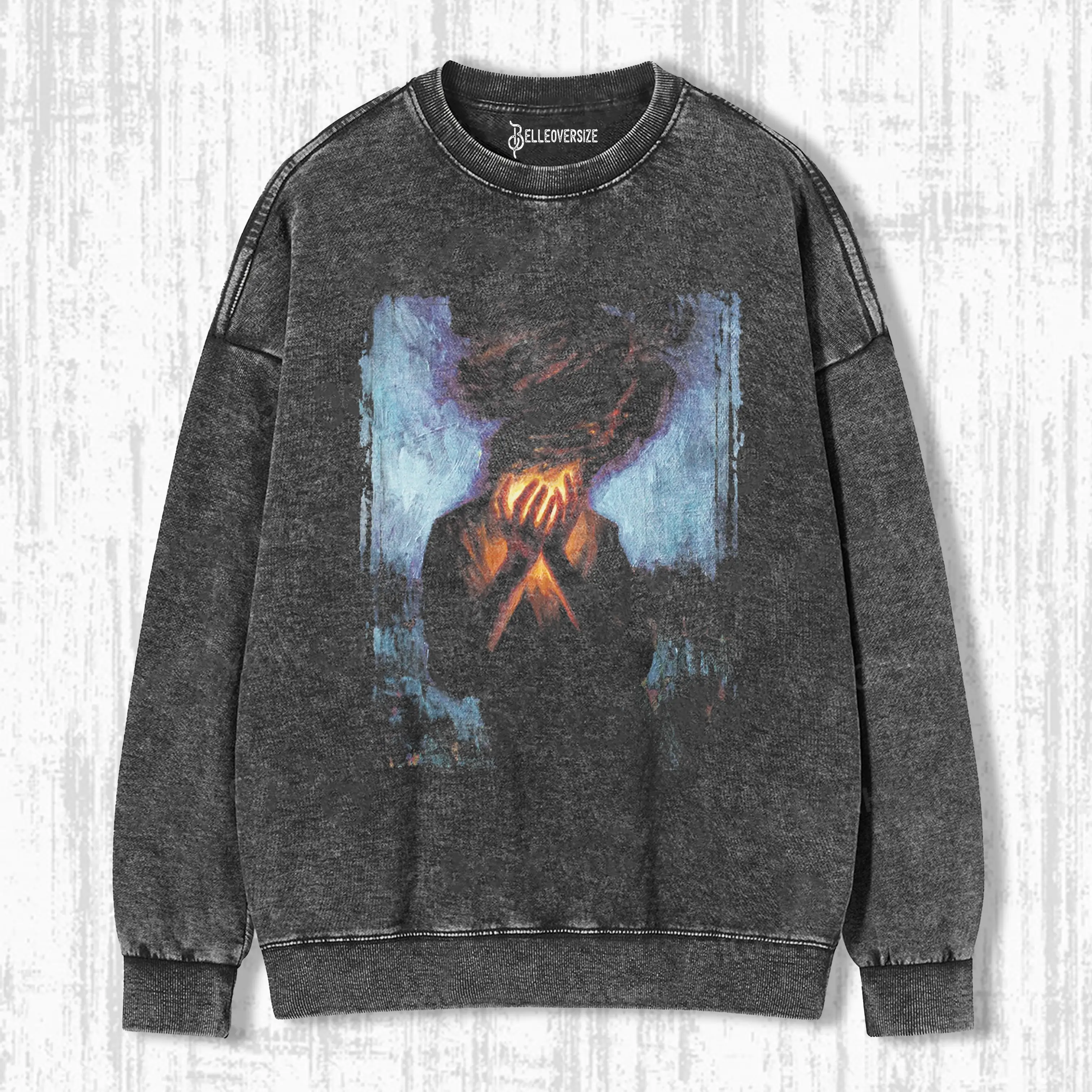 ON FIRE FANTASY HERO SWEATSHIRTS