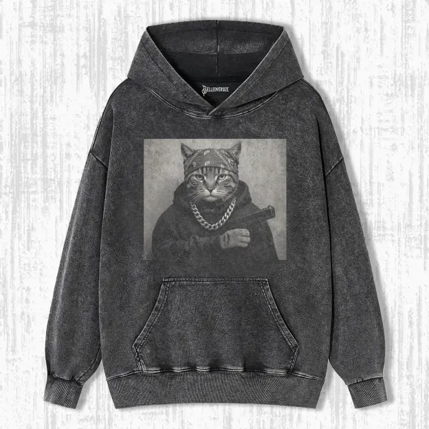 OUTLAW CAT HOODIE