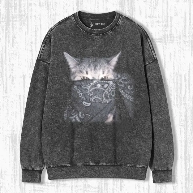 OUTLAW CAT SWEATSHIRTS
