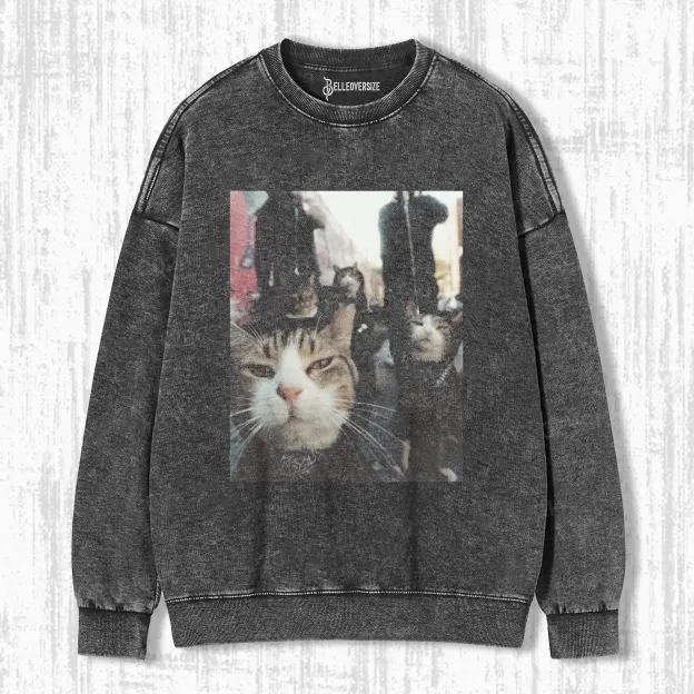 OUTLAW CAT SWEATSHIRTS