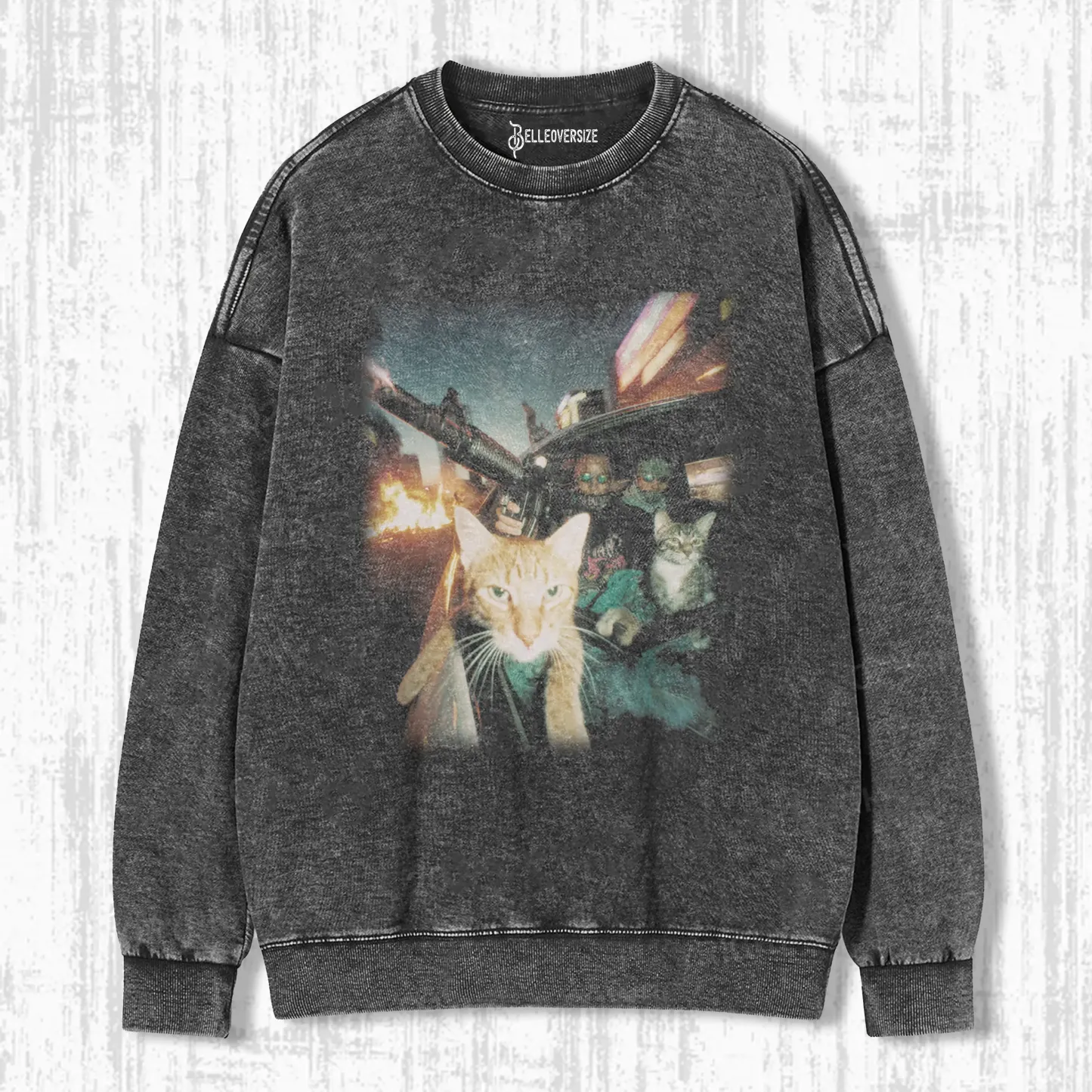 OUTLAW CAT SWEATSHIRTS