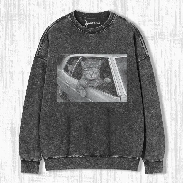OUTLAW CAT SWEATSHIRTS 