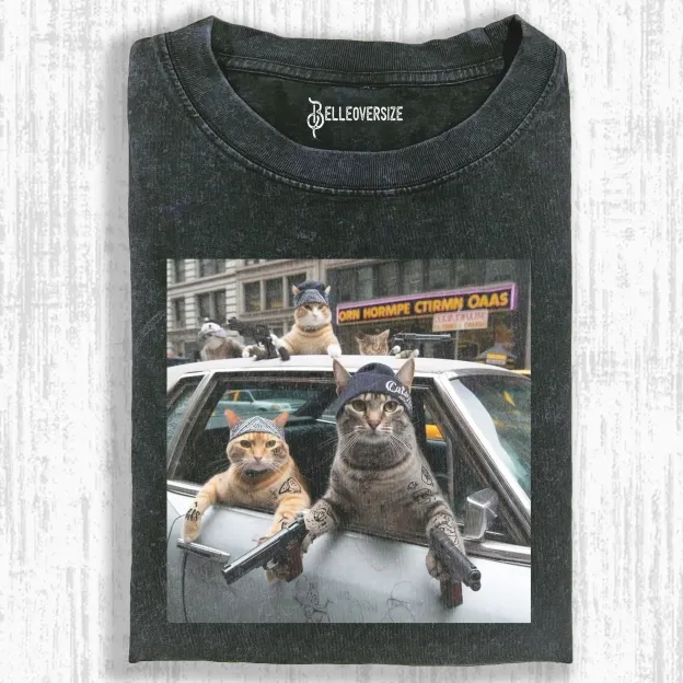 OUTLAW CAT T-SHIRT