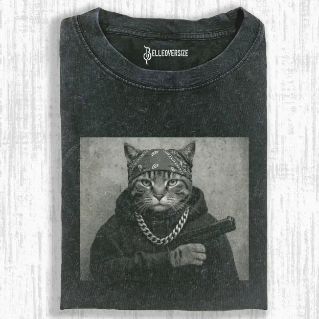 OUTLAW CAT T-SHIRT