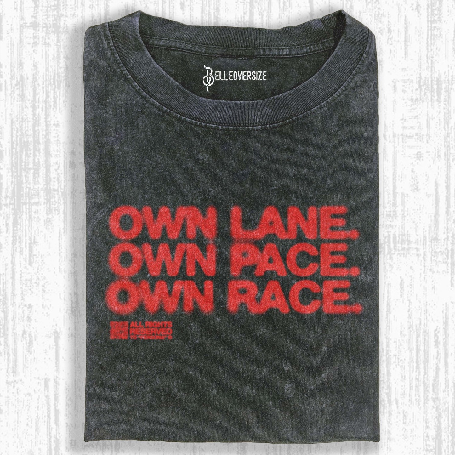OWN LANE OWN PACE OWN RACE T-SHIRT