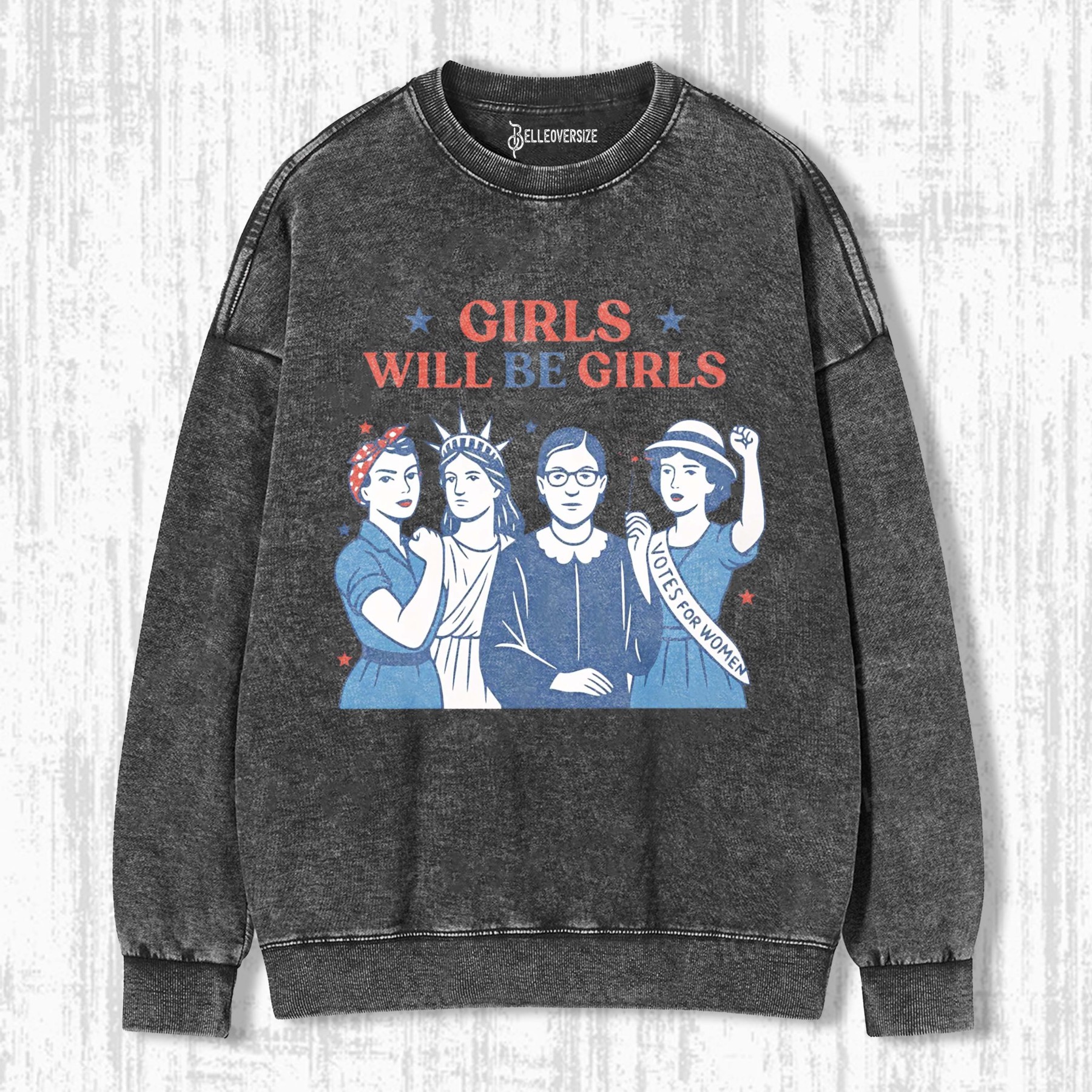 PATRIOTIC FEMINIST 4TH OF JULY SWEATSHIRTS