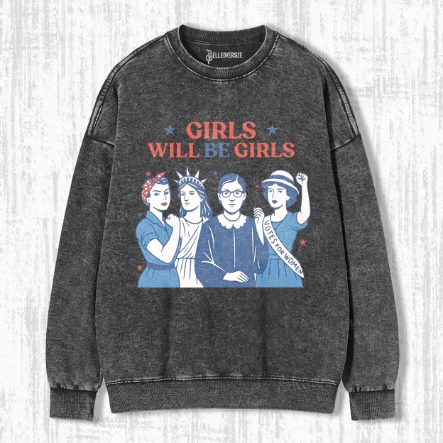 PATRIOTIC FEMINIST 4TH OF JULY SWEATSHIRTS