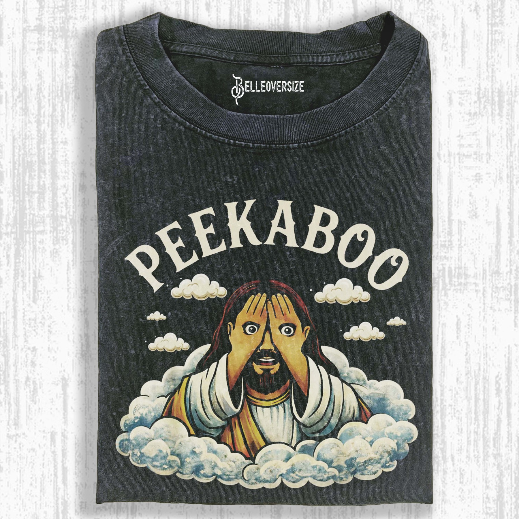 PEEKABOO JESUS T-SHIRT