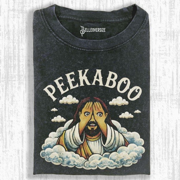 PEEKABOO JESUS T-SHIRT