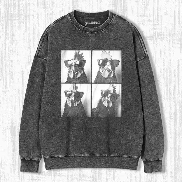 PHOTOBOOTH CHICKEN SWEATSHIRTS