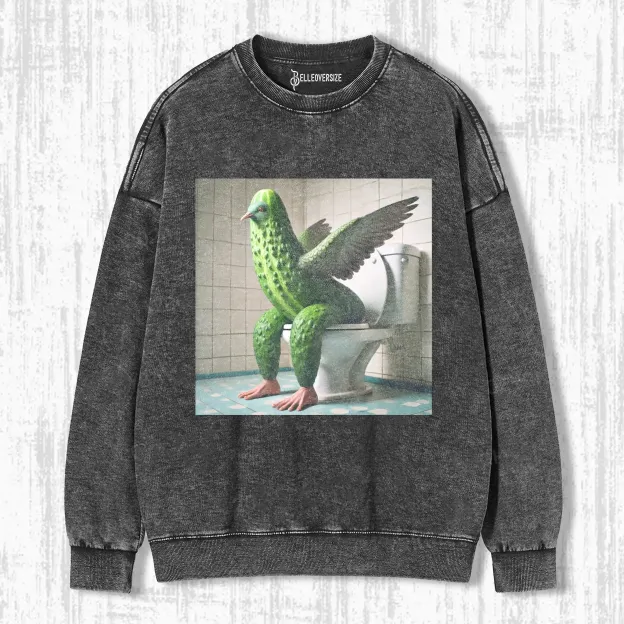 PIGEON ON THE TOILET SWEATSHIRTS