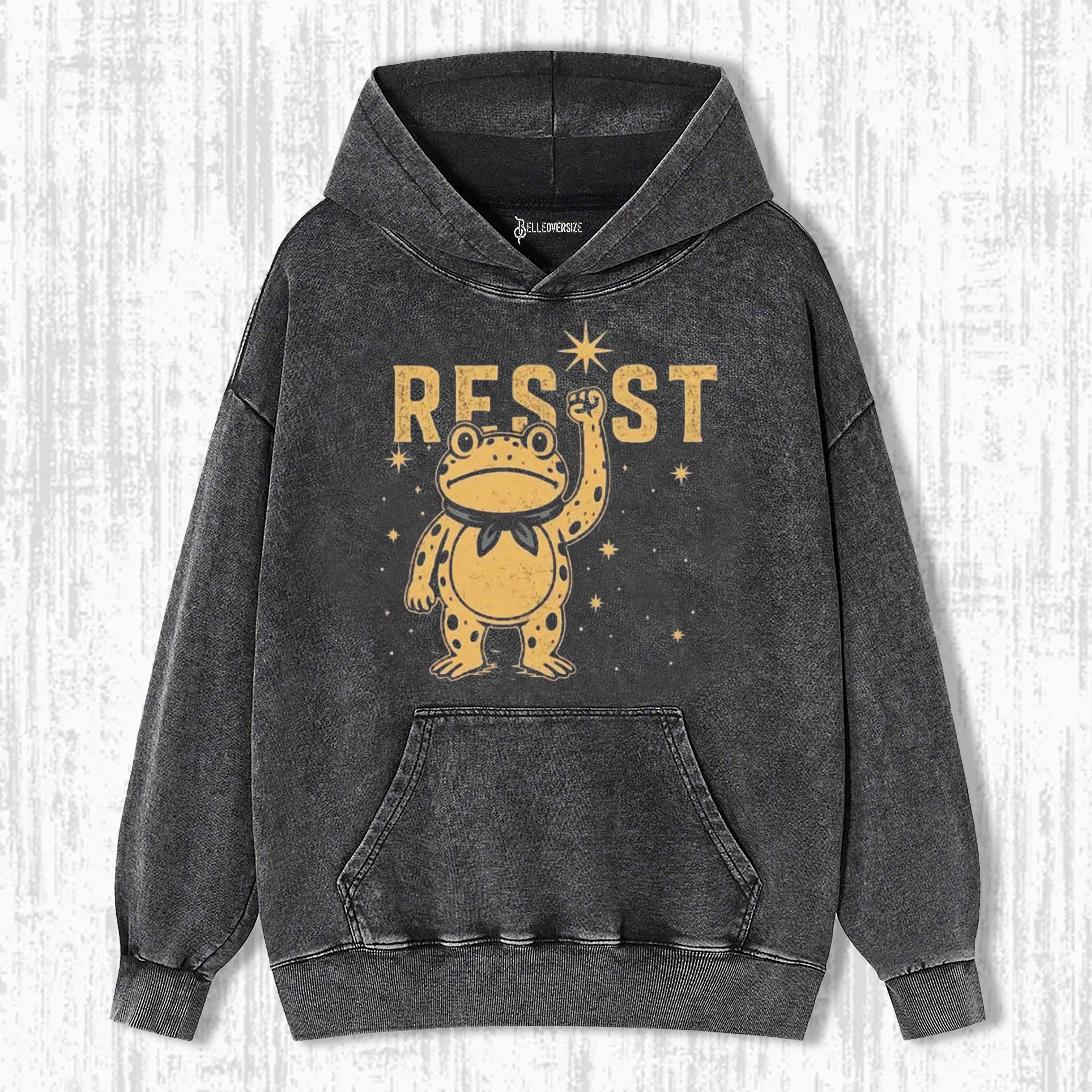PORTLAND FROG “RESIST” COSMIC HOODIE