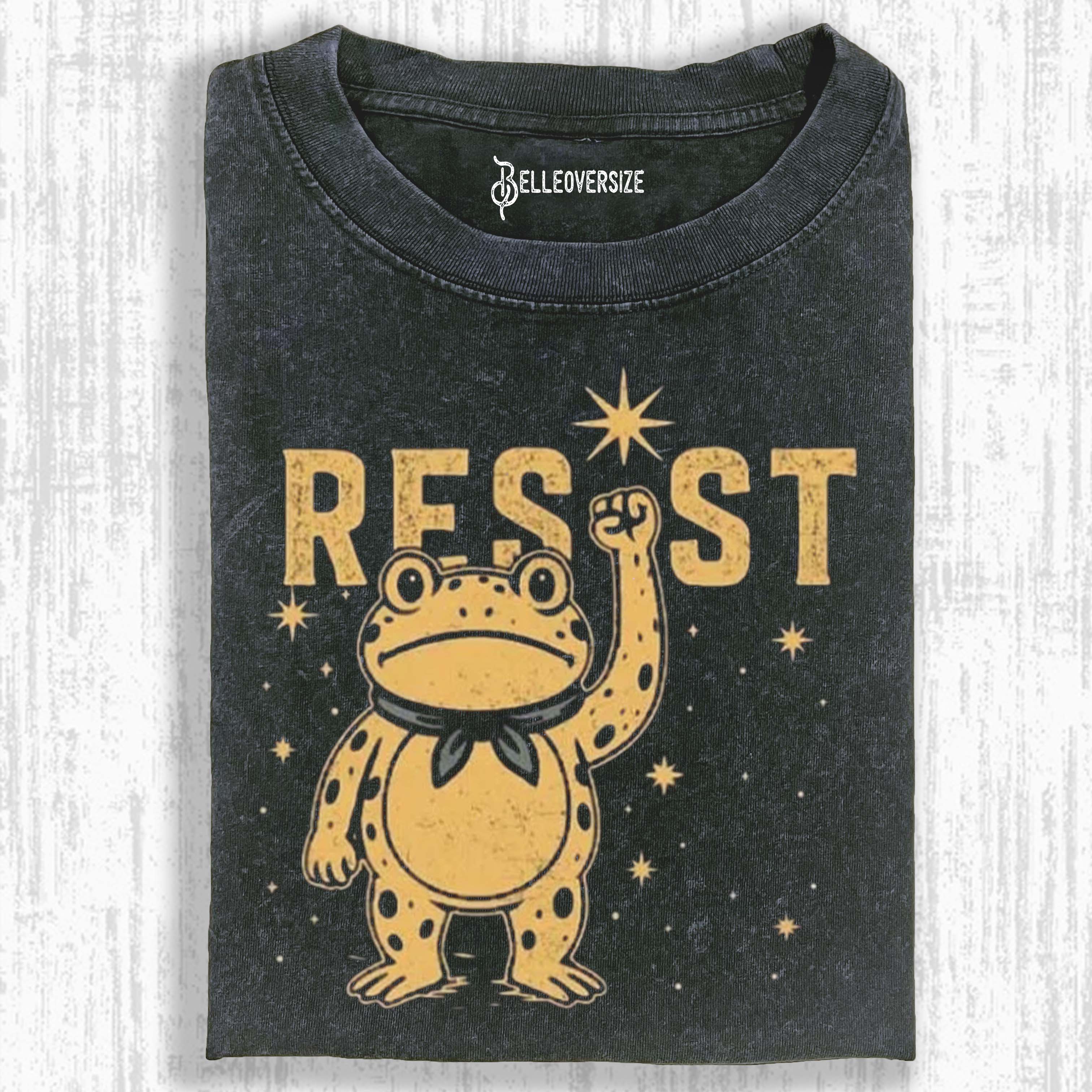 PORTLAND FROG “RESIST” COSMIC  T-SHIRT
