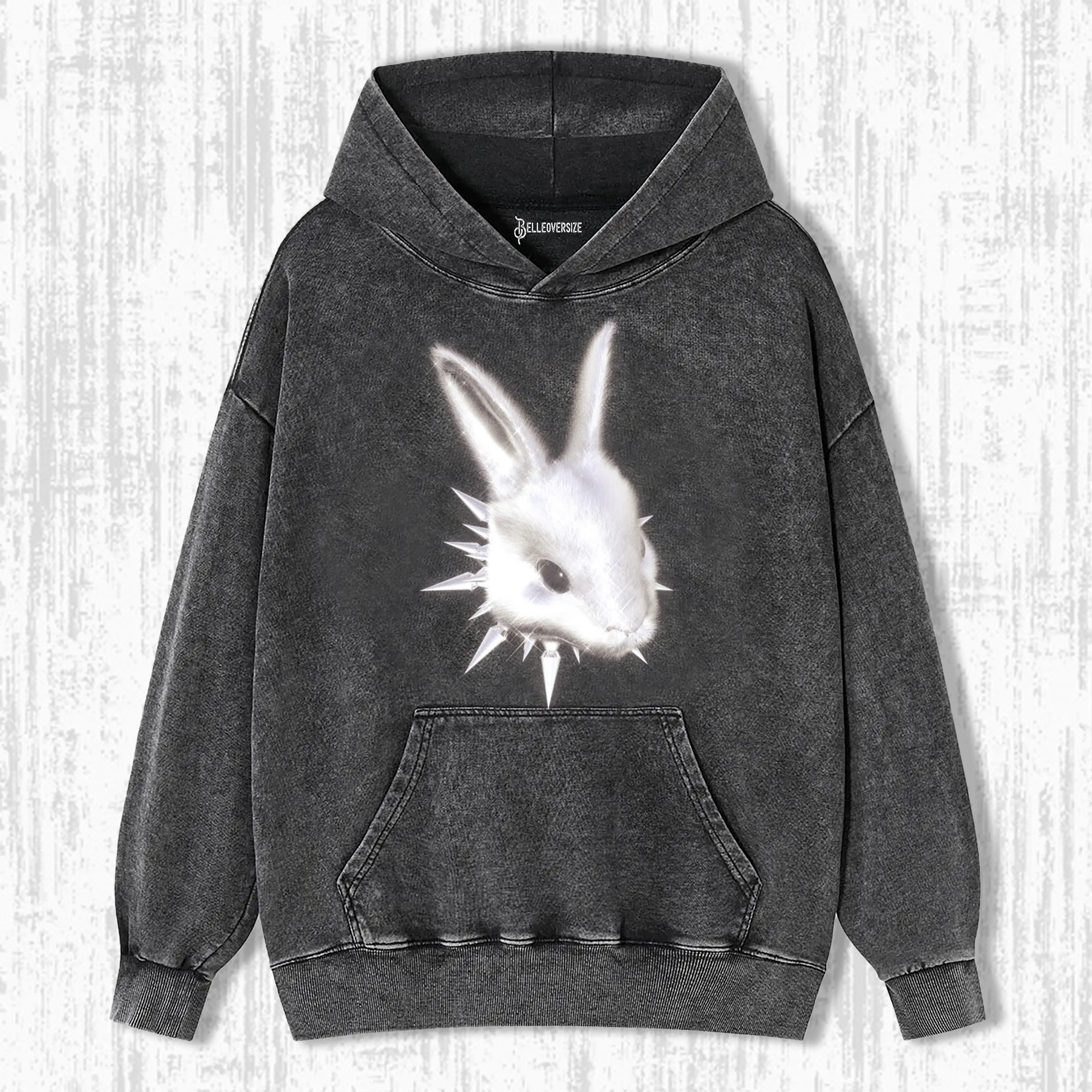 PUNK RABBIT HEAD HOODIE