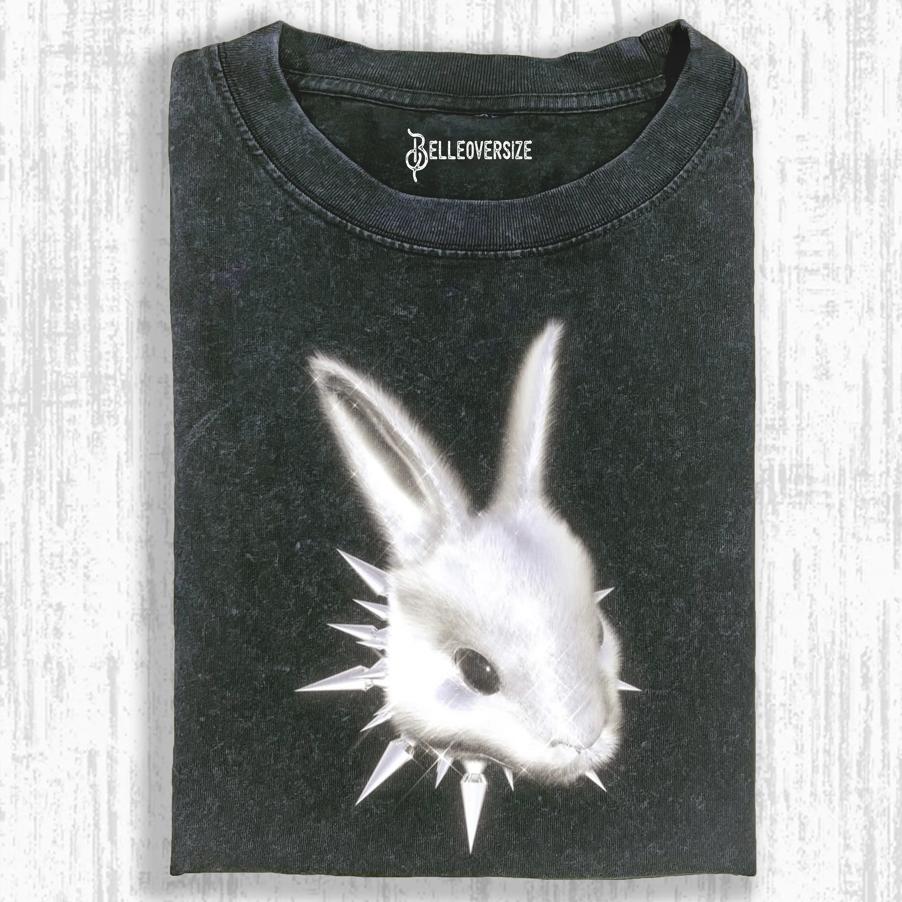 PUNK RABBIT HEAD  T-SHIRT