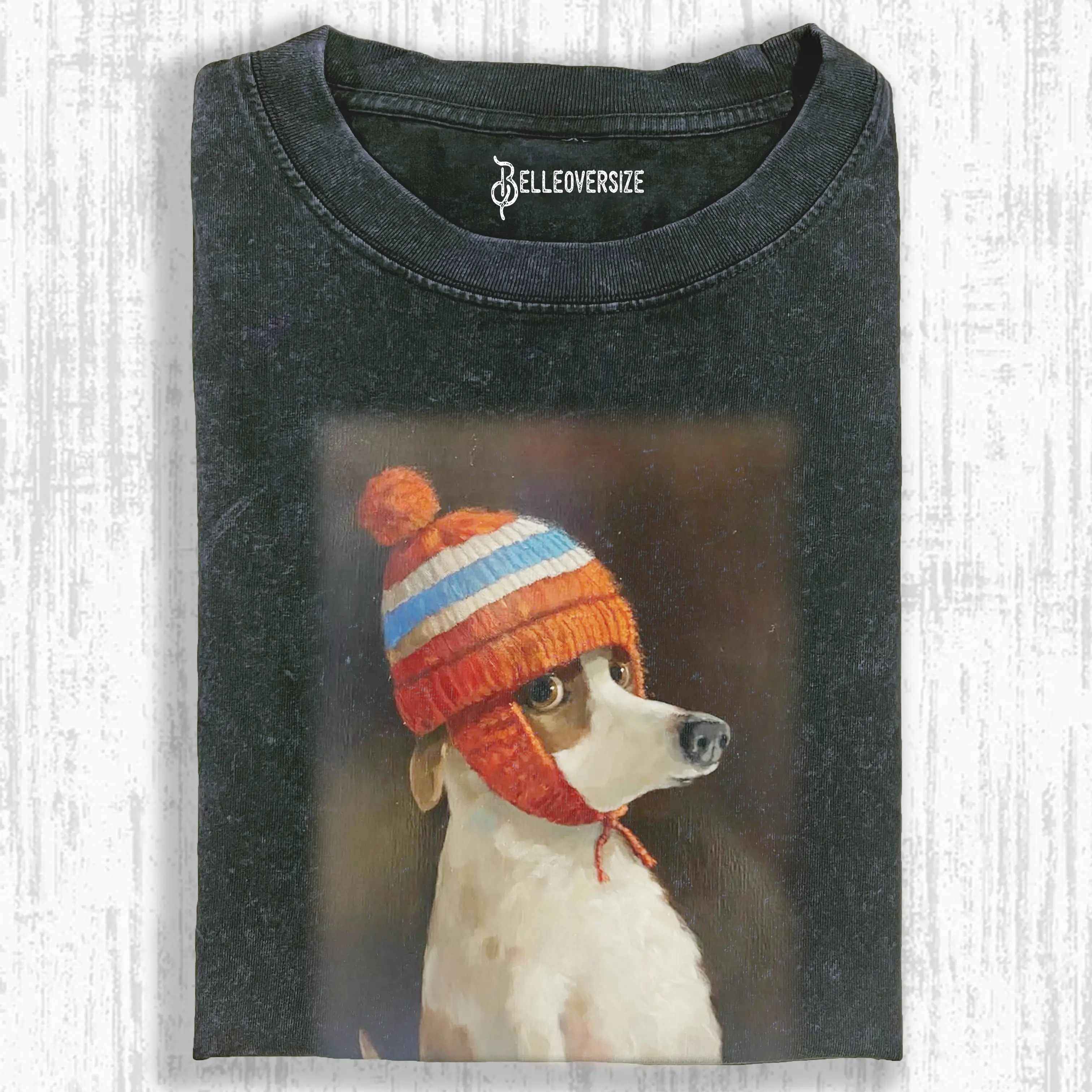 PUPPIES WITH COLD HATS T-SHIRT