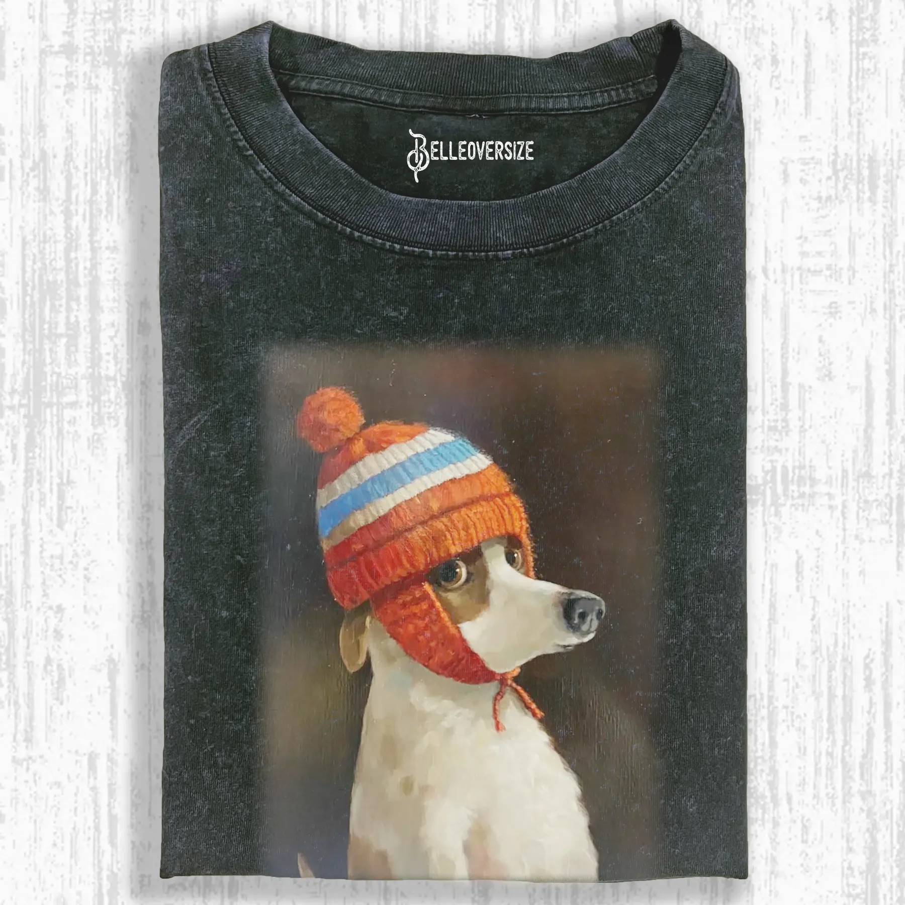PUPPIES WITH COLD HATS T-SHIRT