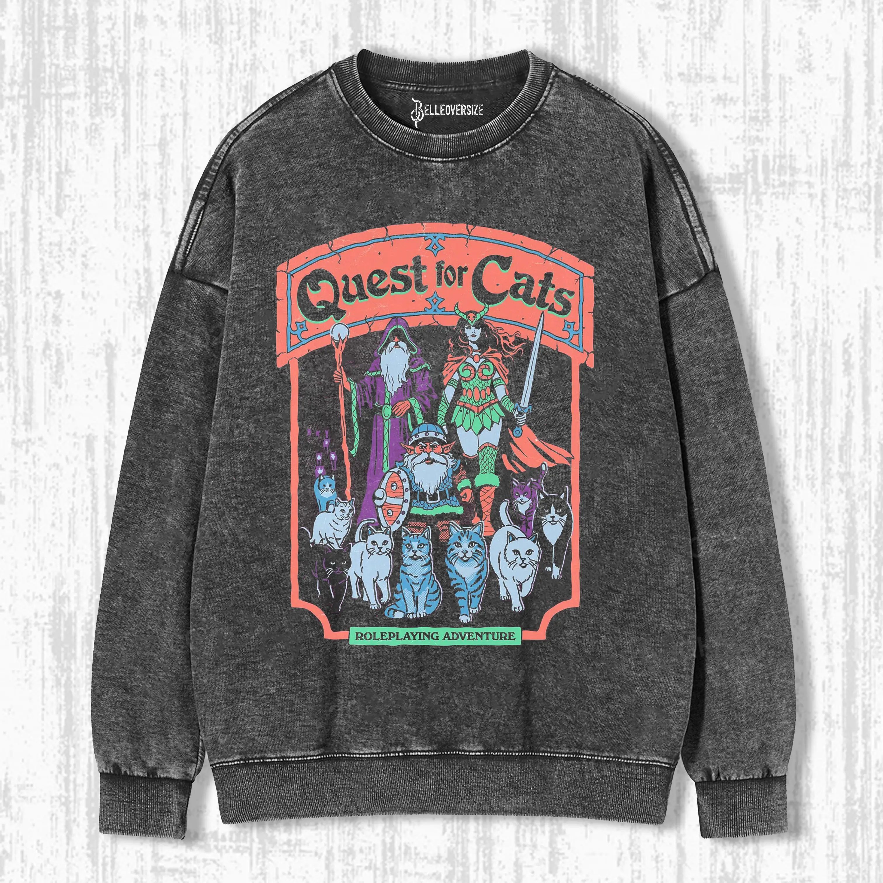 QUEST FOR CATS SWEATSHIRTS