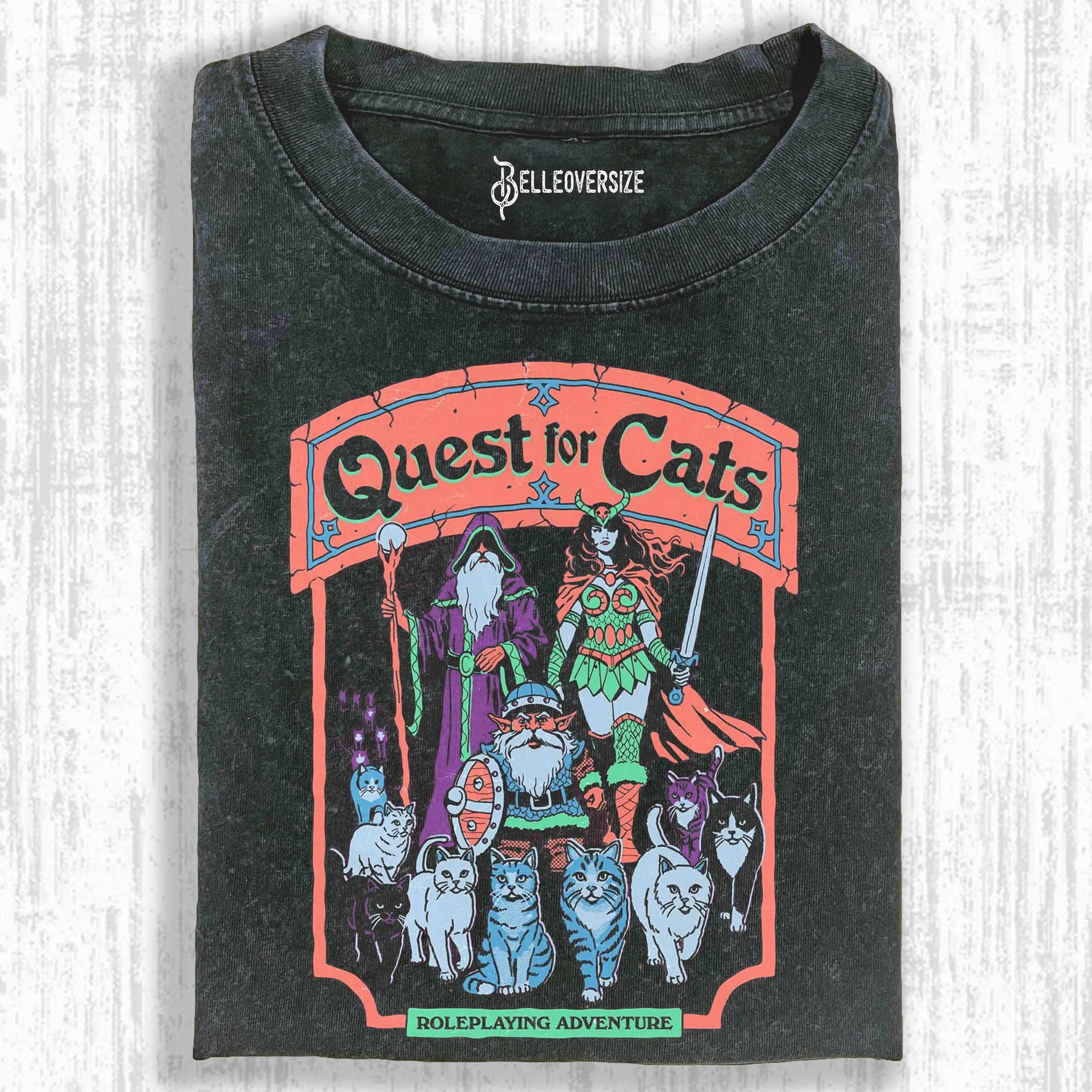 QUEST FOR CATS T-SHIRT