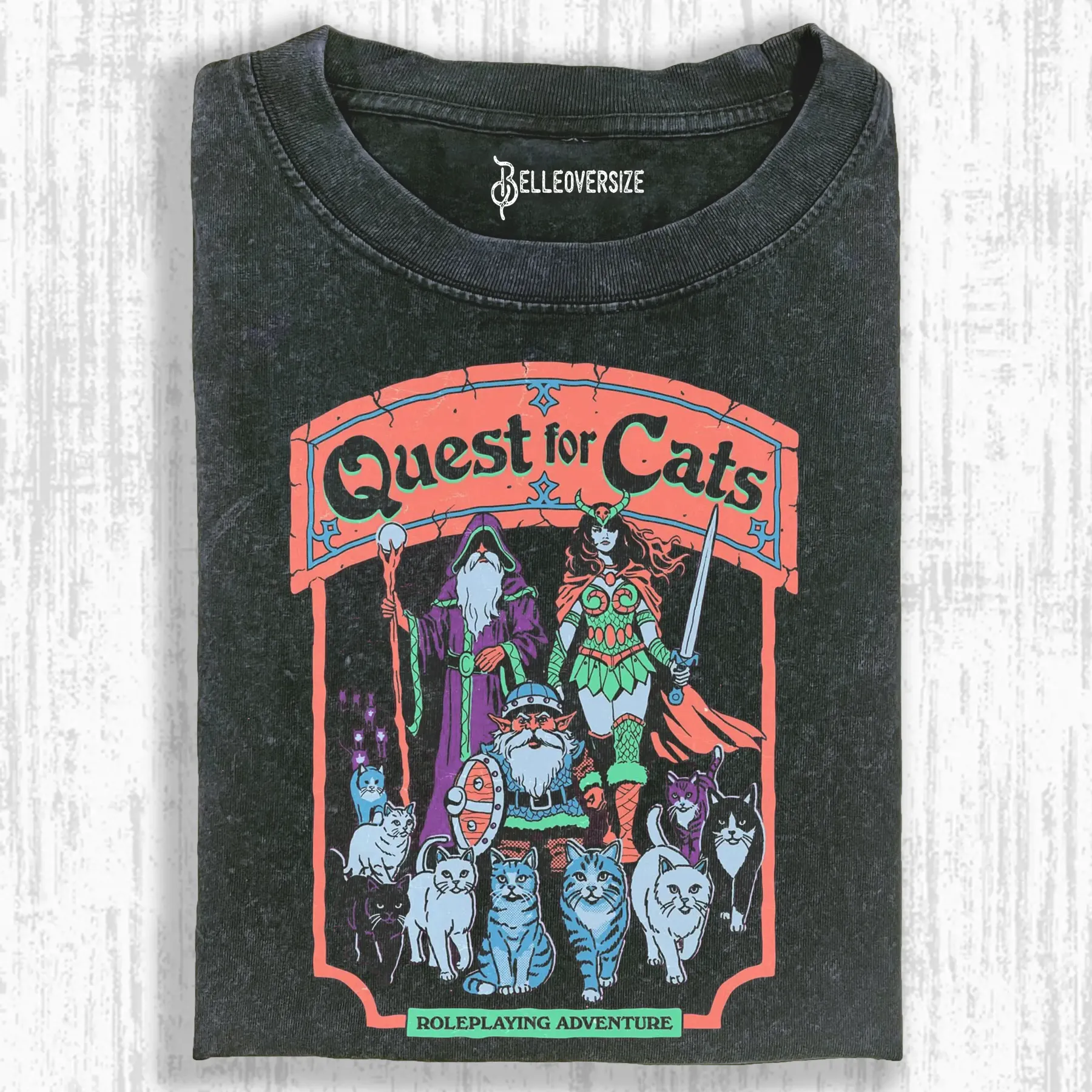 QUEST FOR CATS T-SHIRT