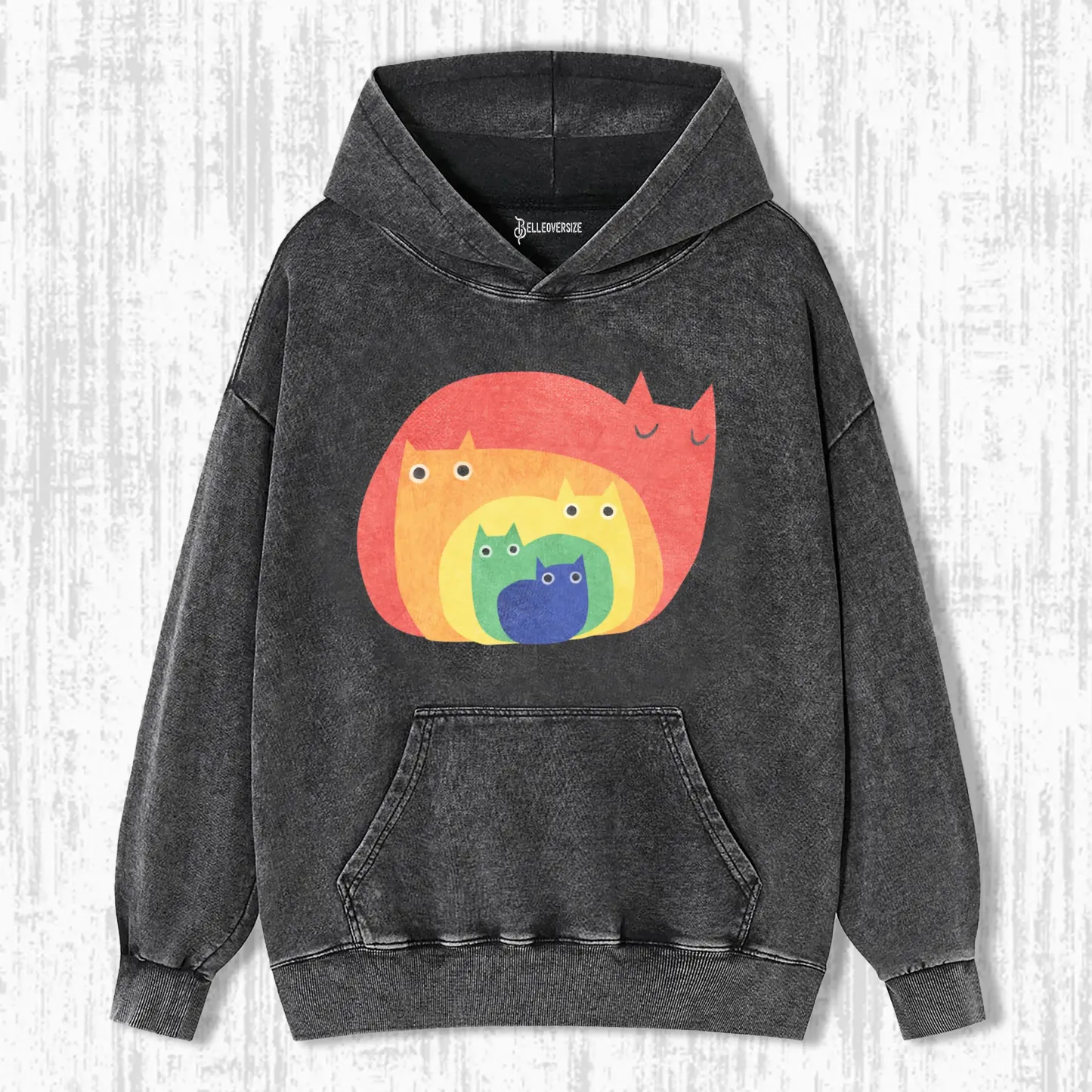 RAINBOW CAT HOODIE