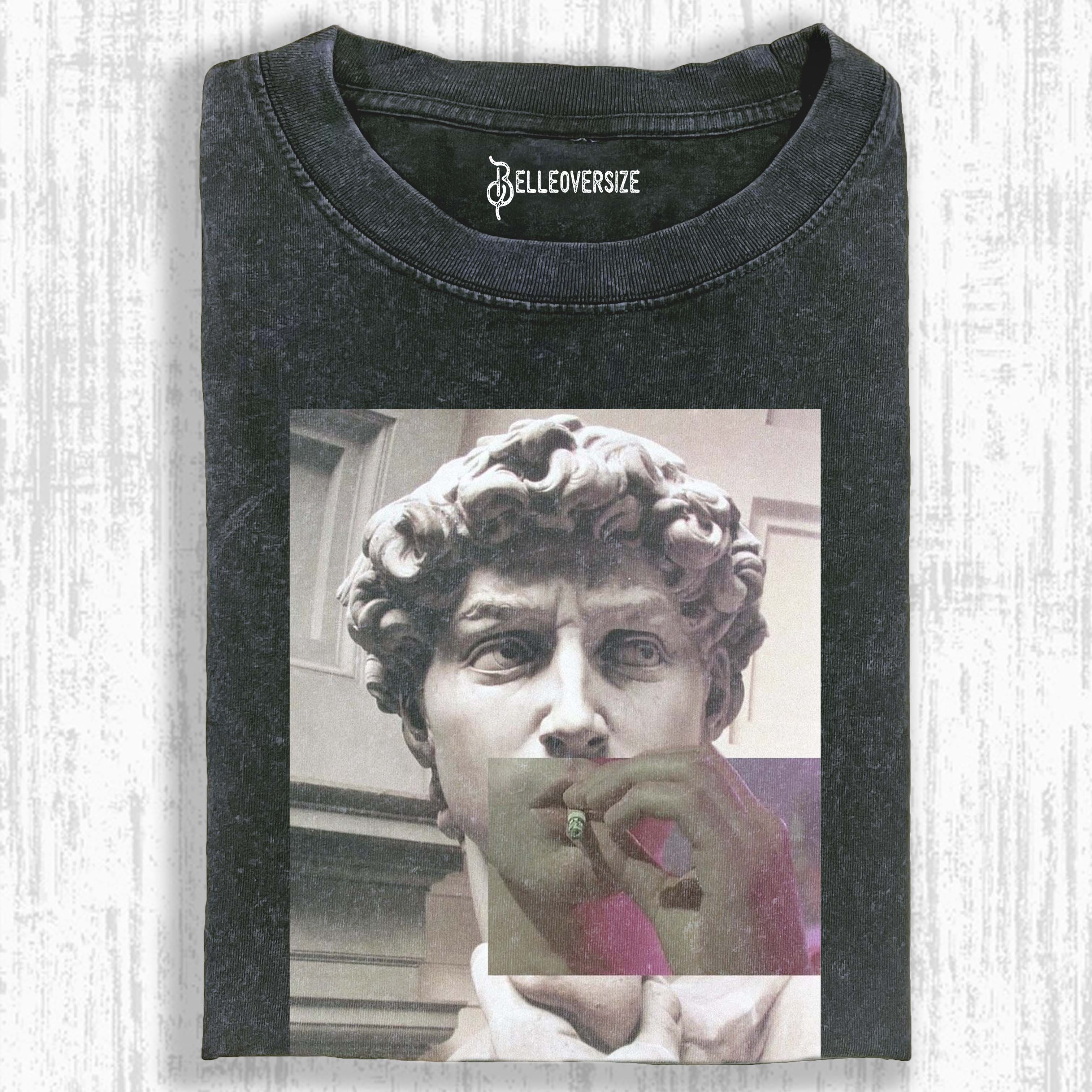 RETRO DAVID SCULPTURE T-SHIRT
