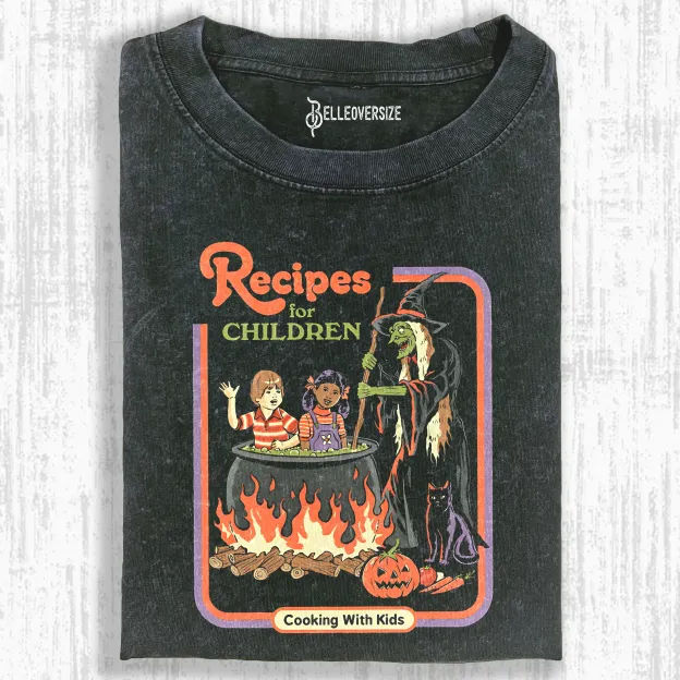 RETRO MOVIES RHODES RECIPES FOR CHILDREN T-SHIRT