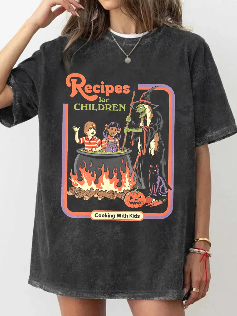 RETRO MOVIES RHODES RECIPES FOR CHILDREN T-SHIRT