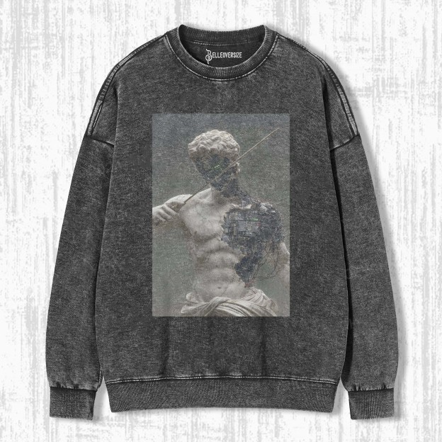 RETRO ROBOT STATUE SWEATSHIRTS