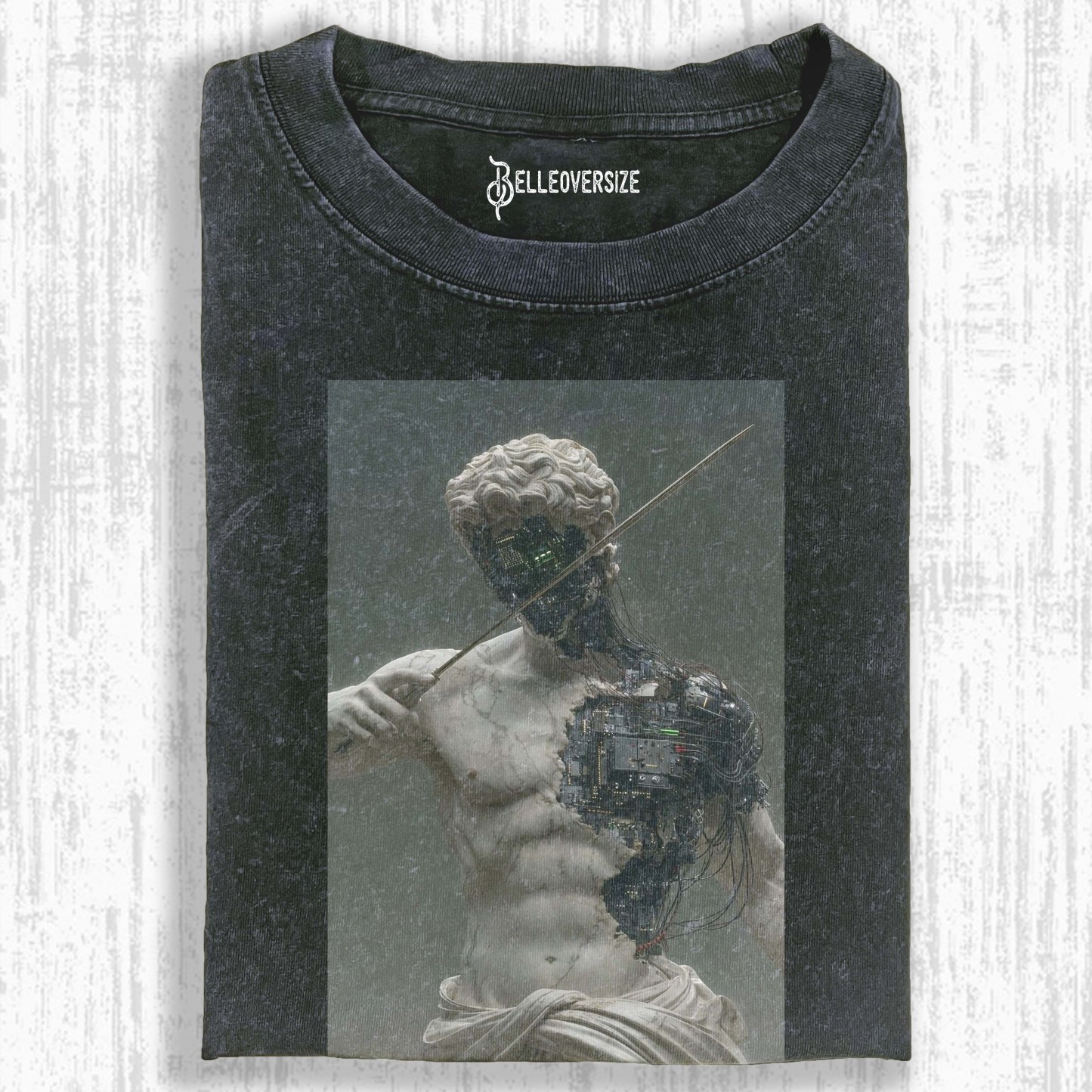 RETRO ROBOT STATUE T-SHIRT