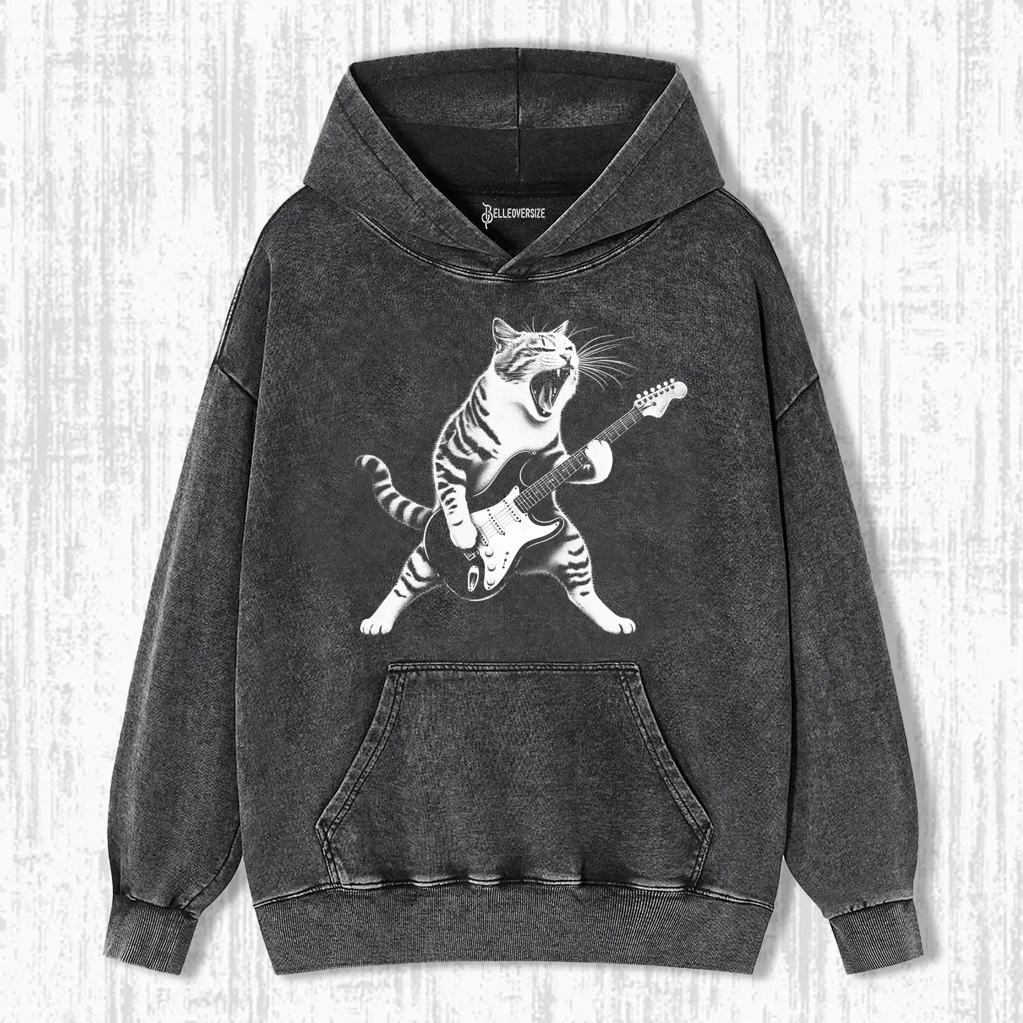 ROCK N' ROLL CAT  HOODIE