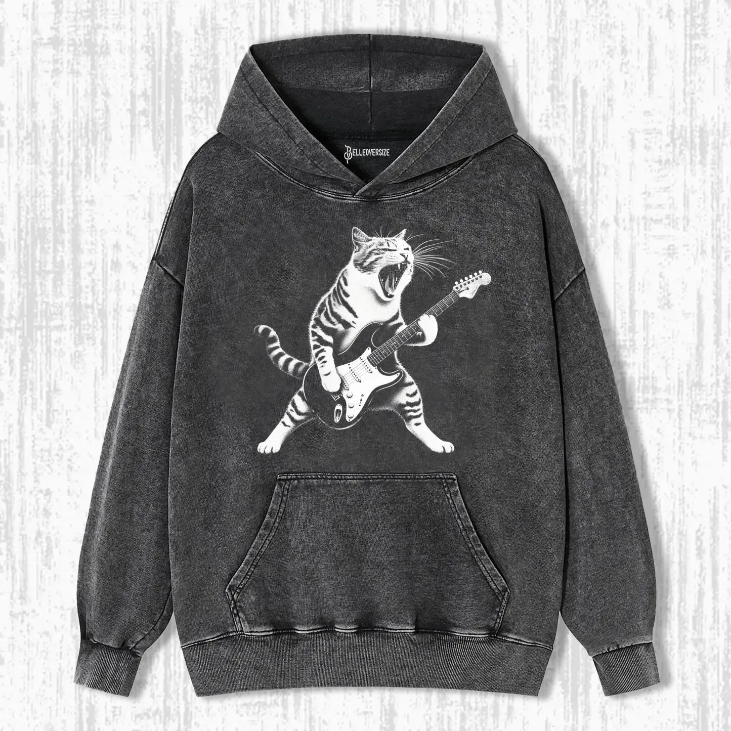 ROCK N' ROLL CAT HOODIE