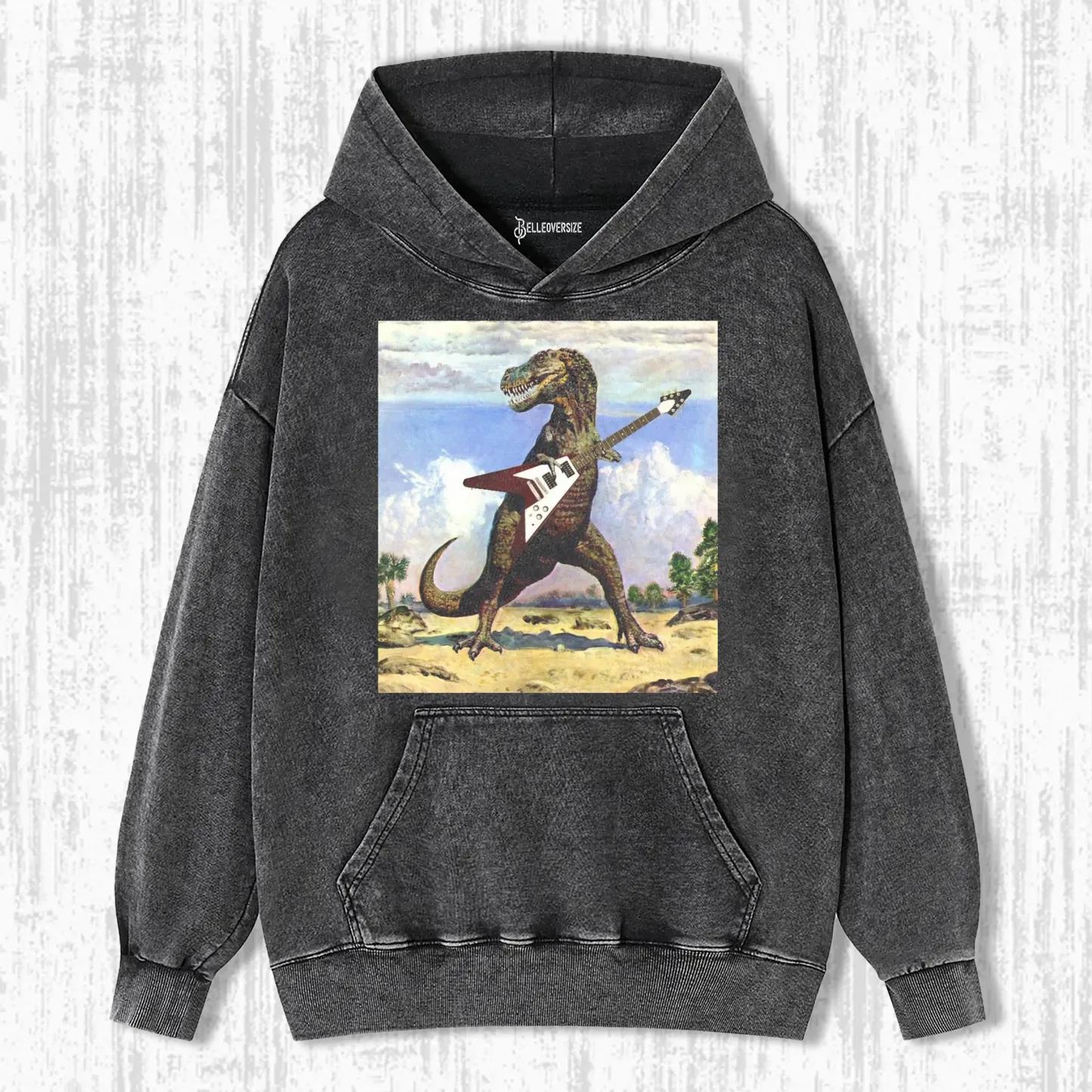 ROCK 'N' ROLL DINOSAUR HOODIE