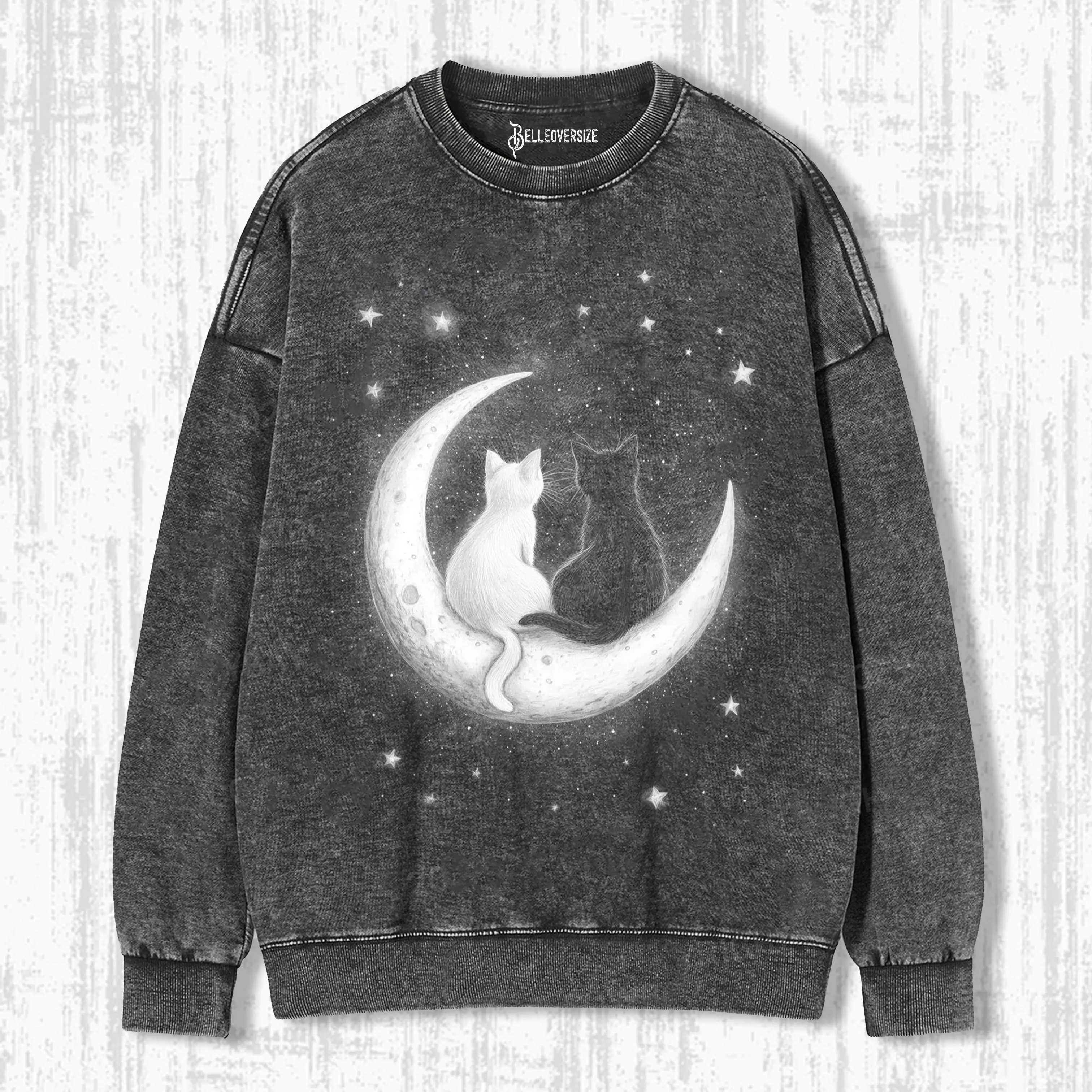 ROMANTIC CAT SWEATSHIRTS