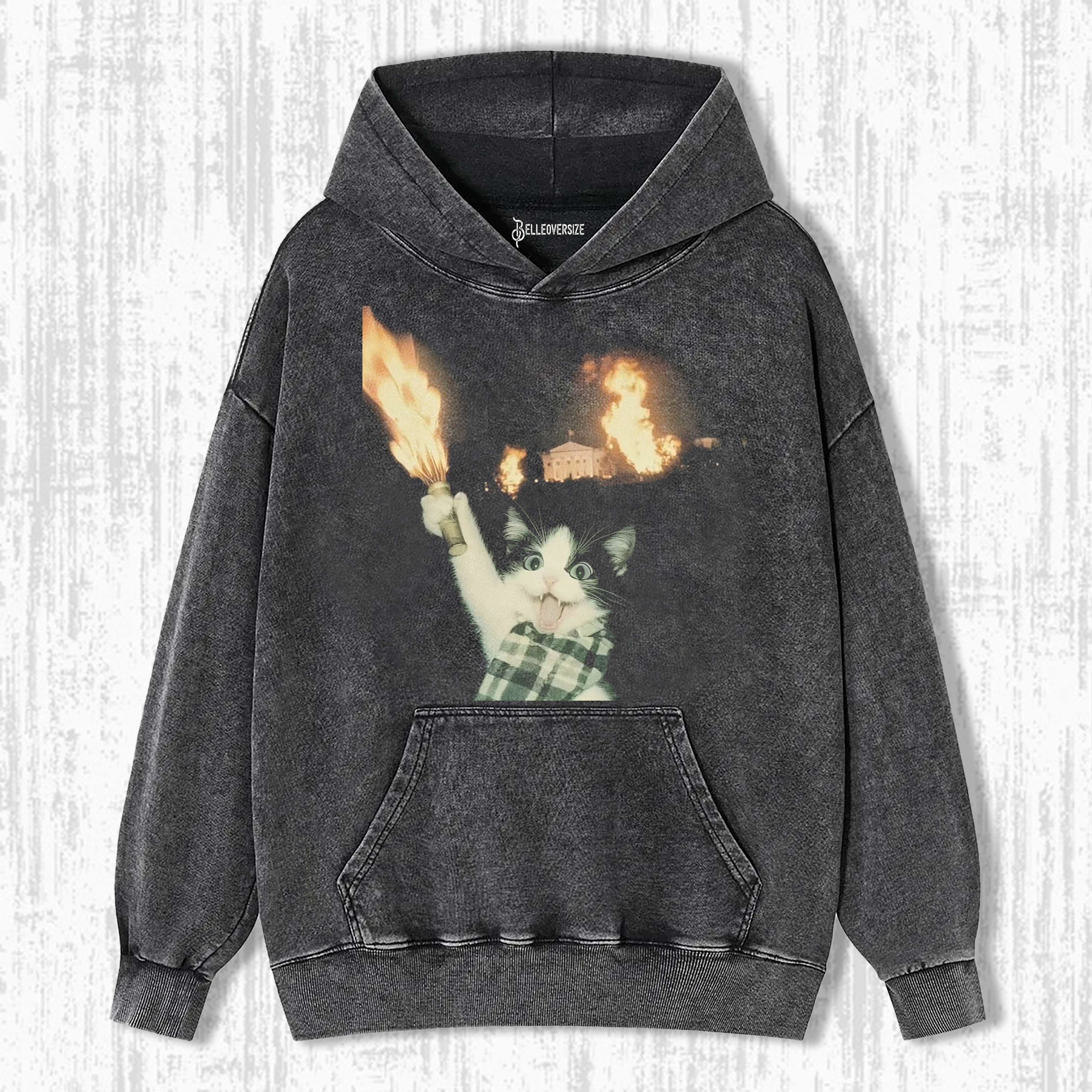 Rebellious cat HOODIE 