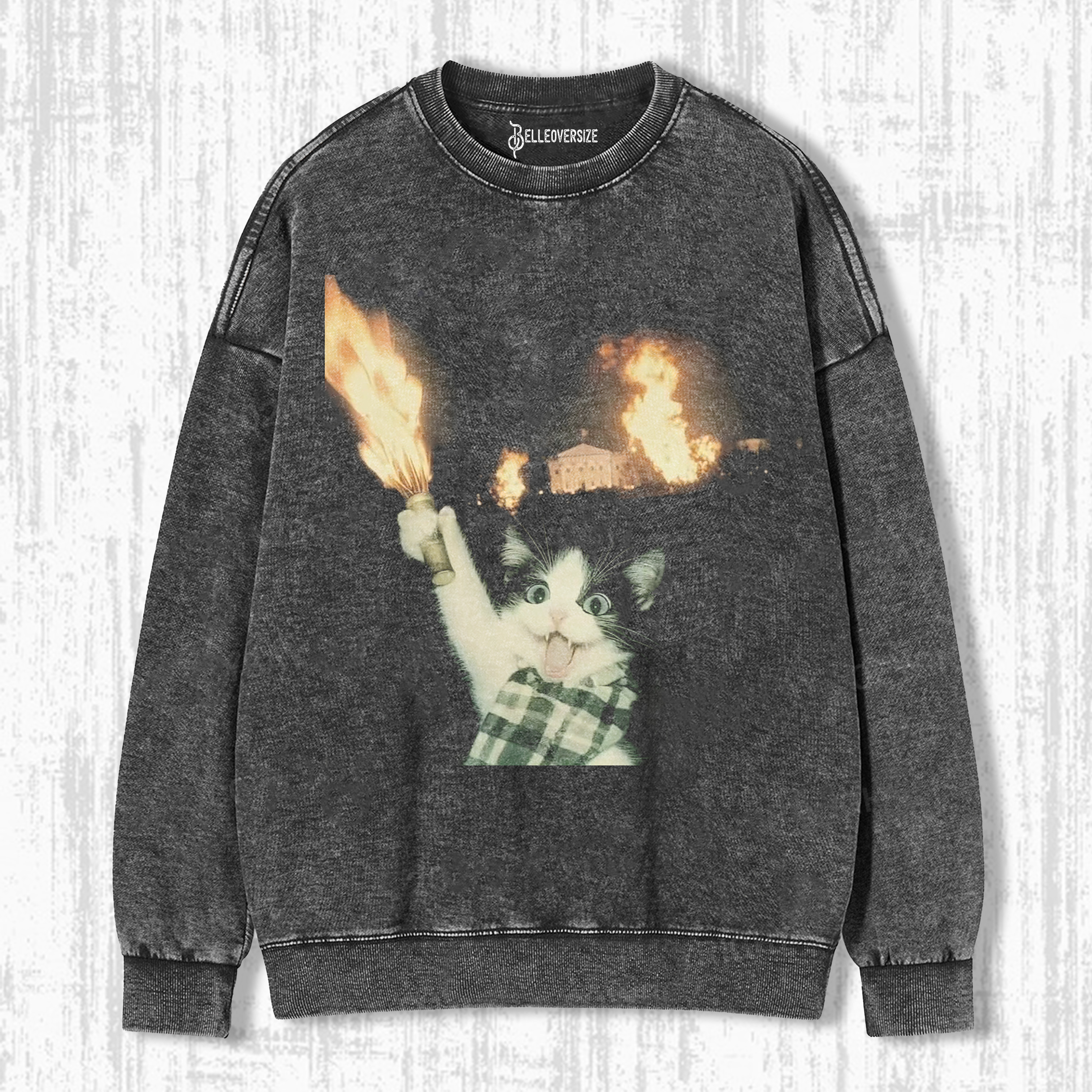 Rebellious cat SWEATSHIRTS