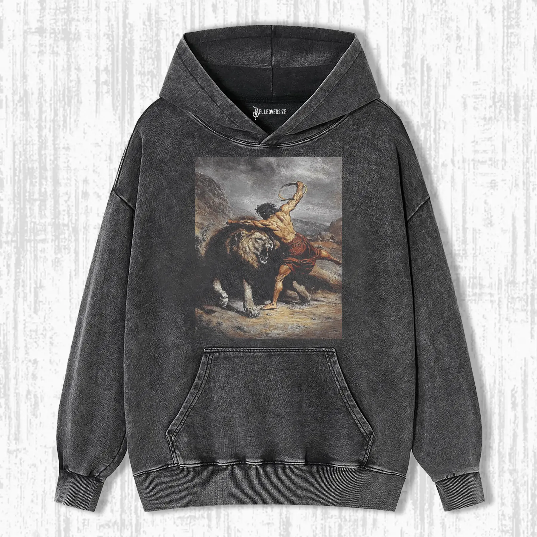 SAMSON SLAYS A LION HOODIE