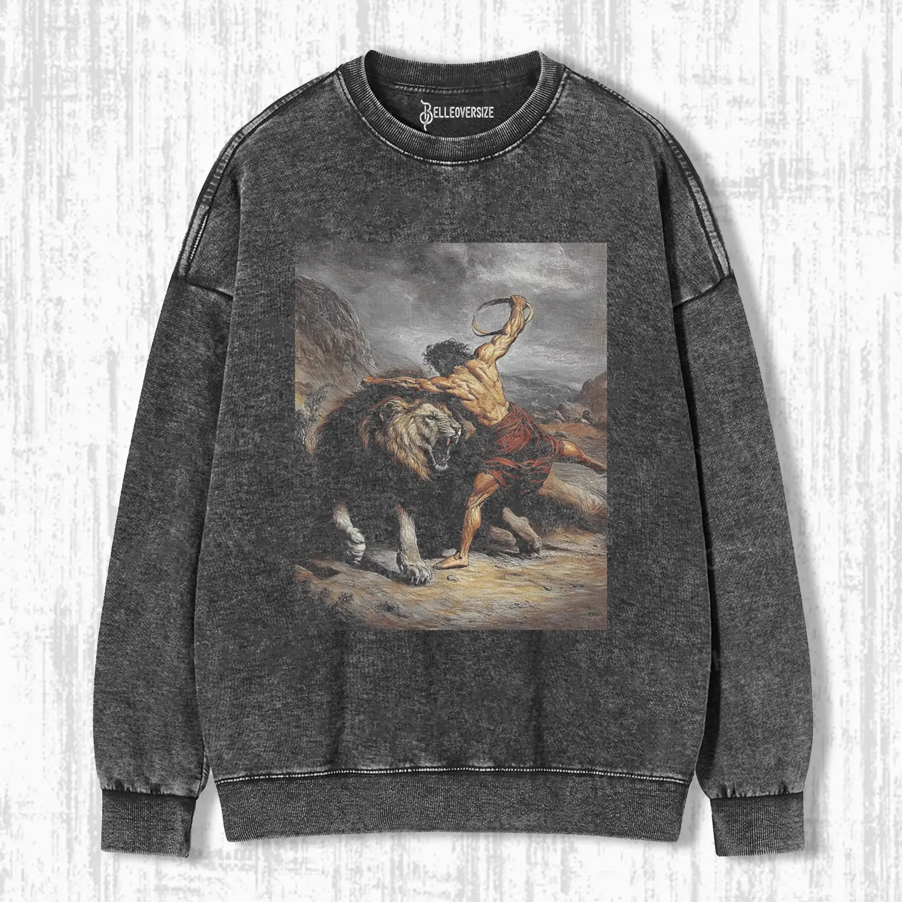 SAMSON SLAYS A LION SWEATSHIRTS