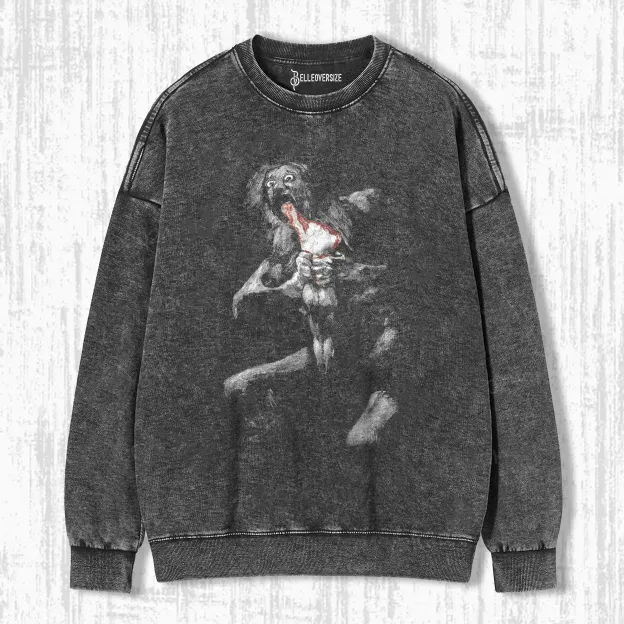 SATURN SWALLOWS HIS SON SWEATSHIRTS