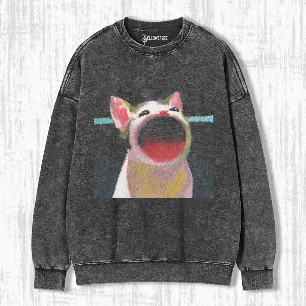 SCREAMING CAT SWEATSHIRTS
