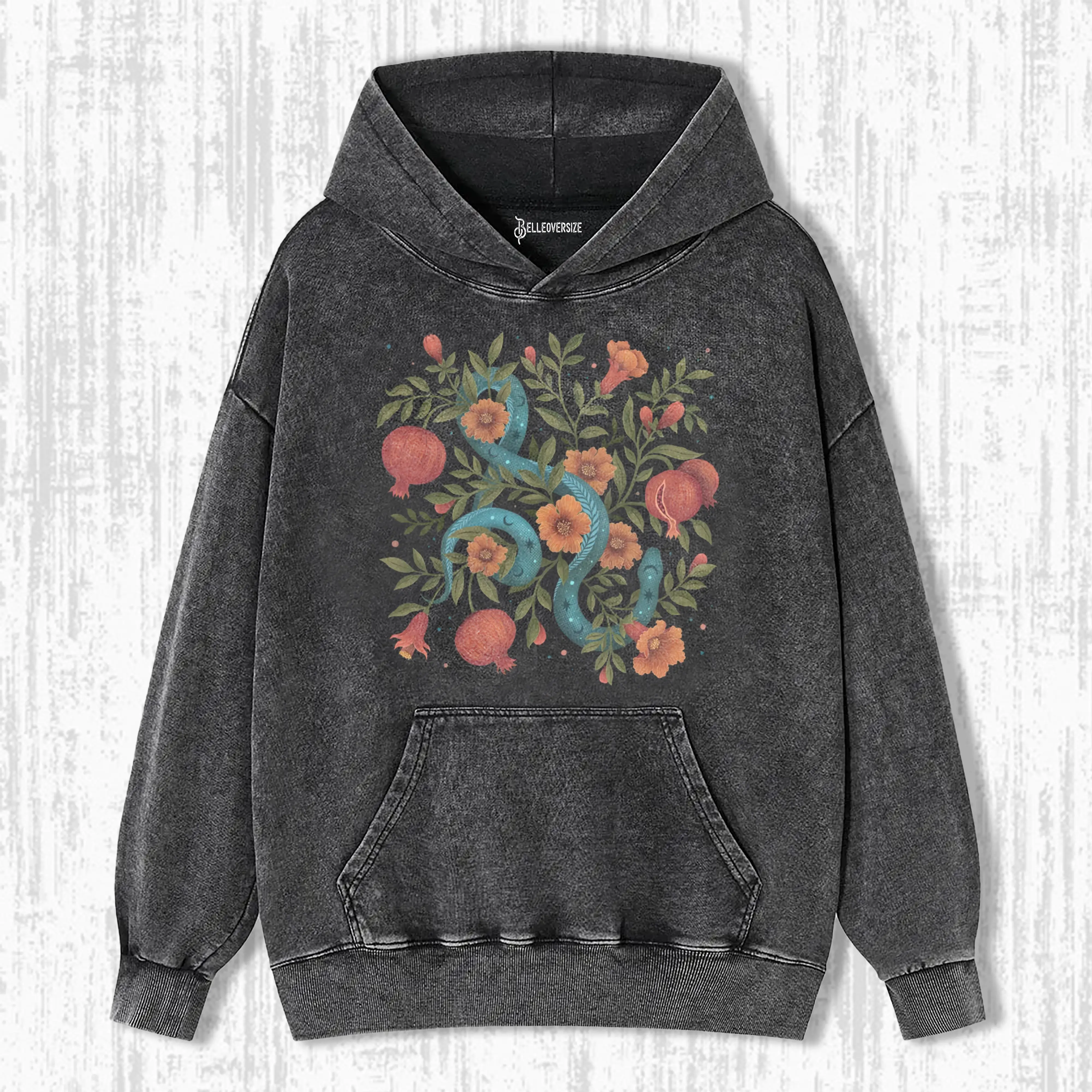 SERPENTINE BLOSSOM HOODIE 
