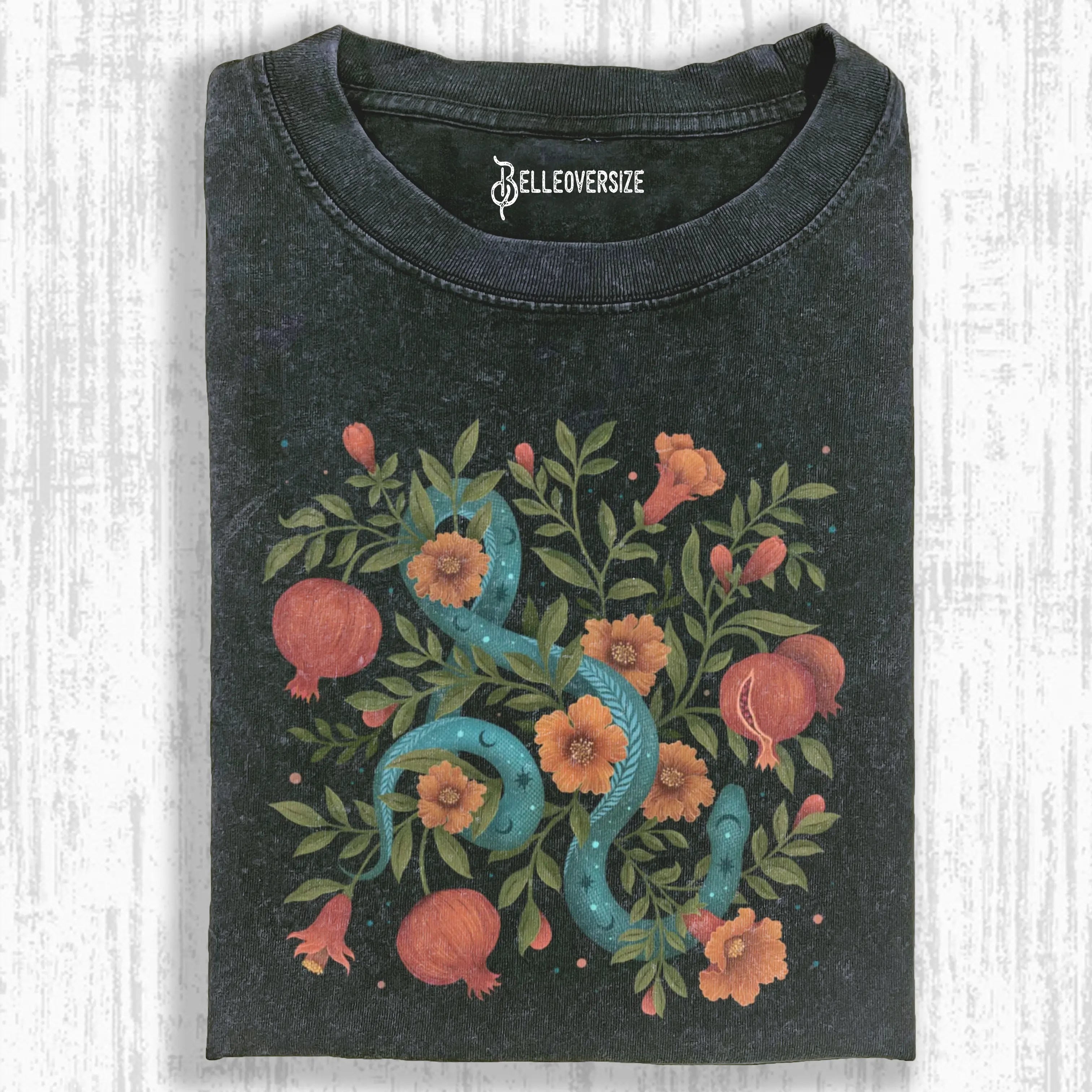 SERPENTINE BLOSSOM  T-SHIRT