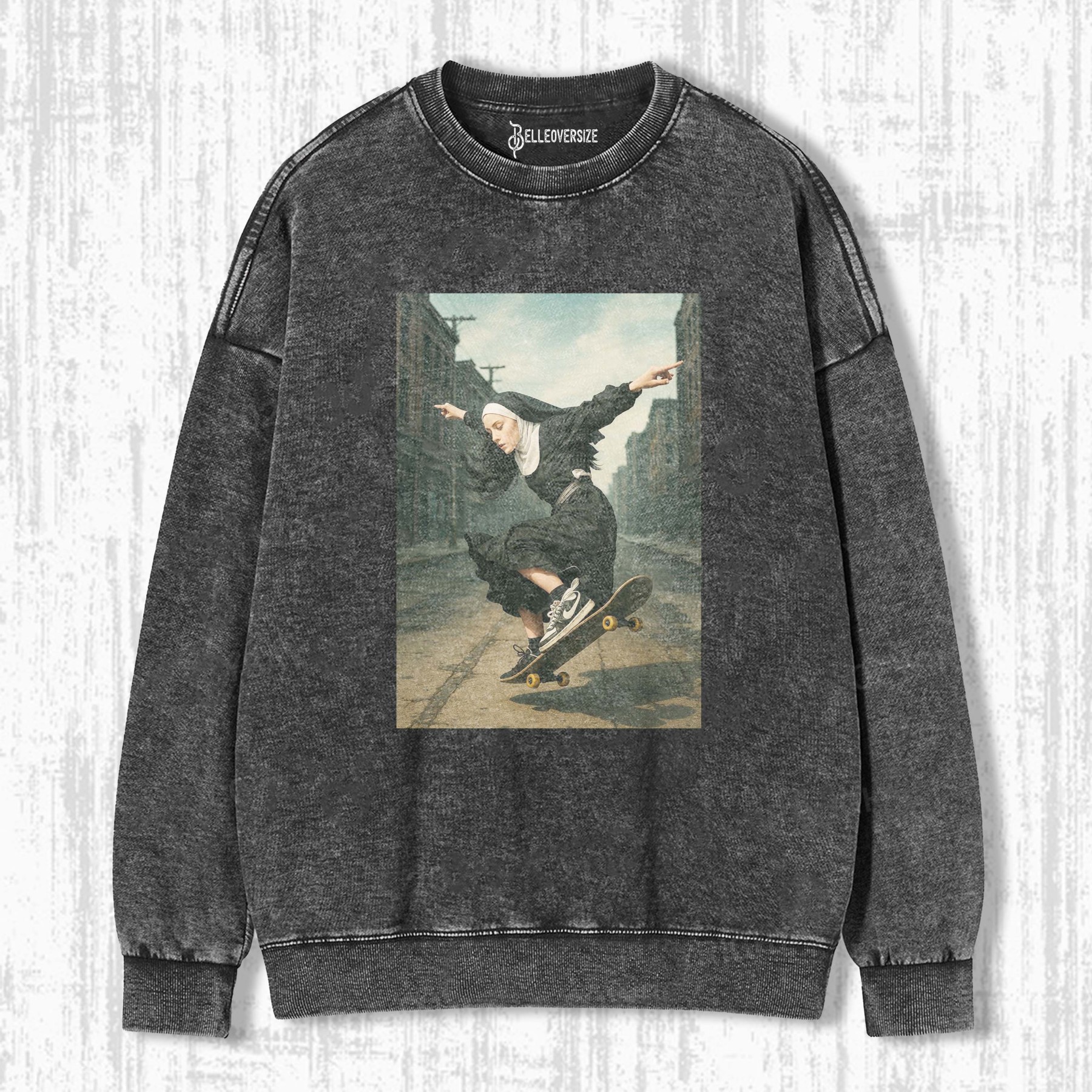 SKATEBOARDING NUNS SWEATSHIRTS