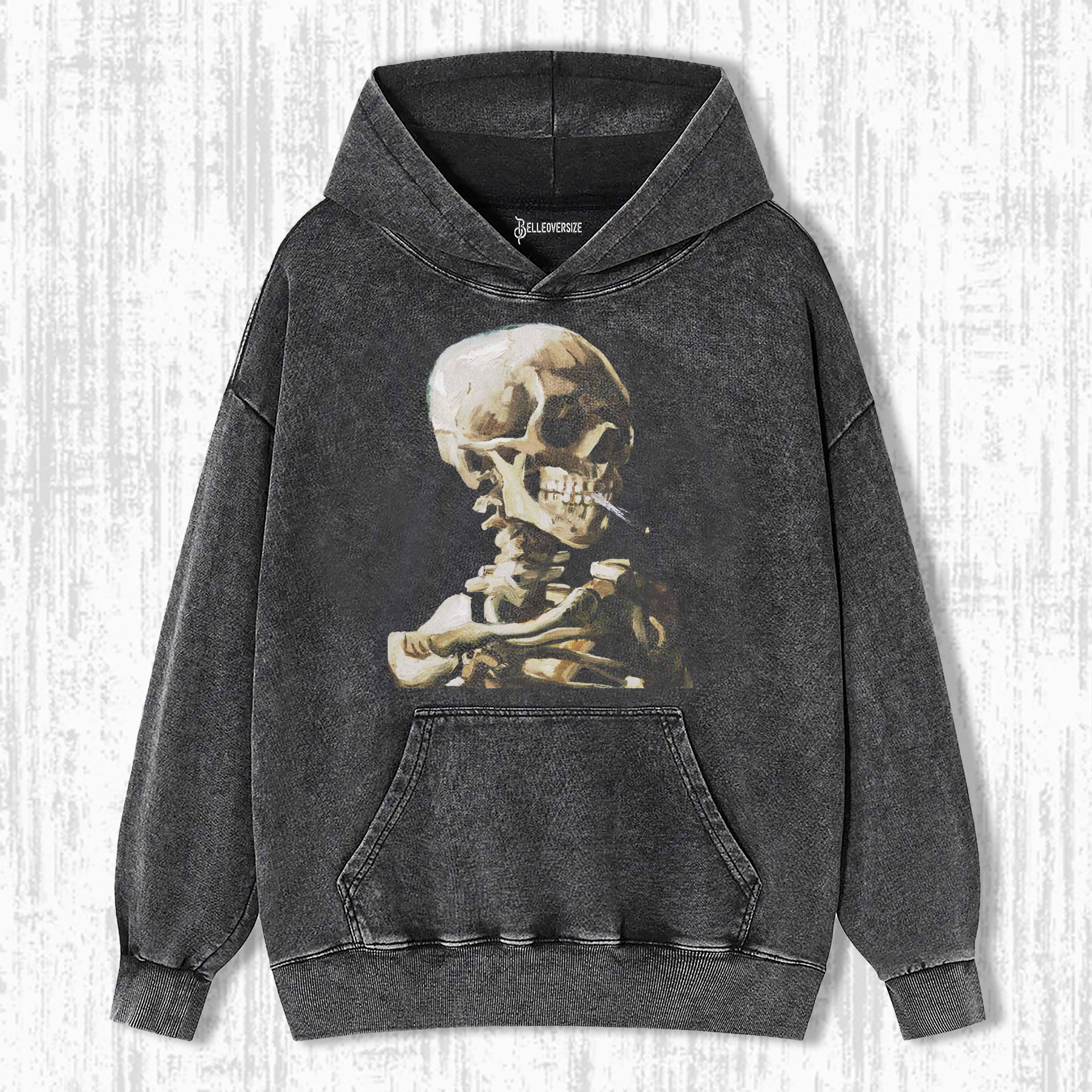 SKULL & CIGARETTES HOODIE