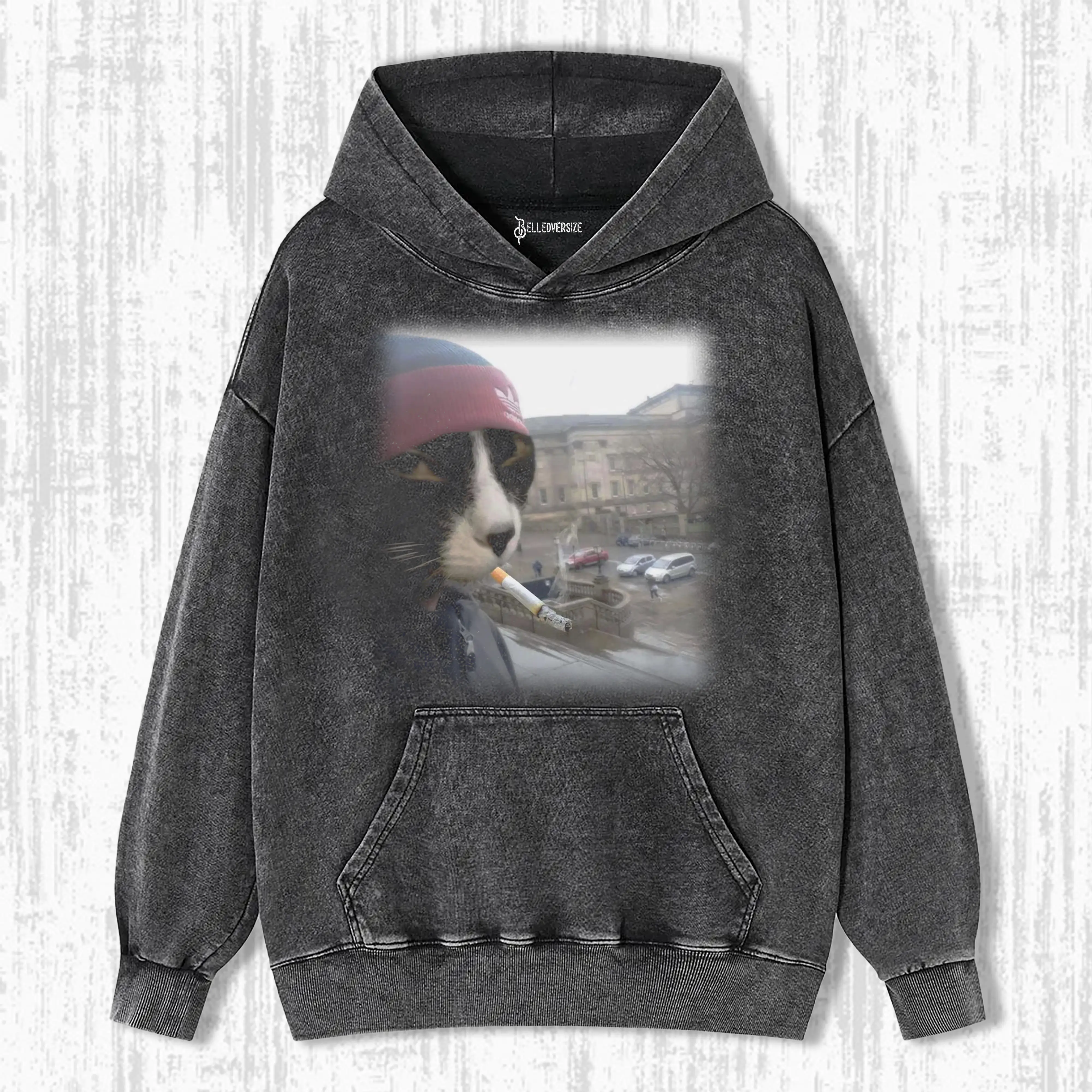 SMOKING CAT HOODIE