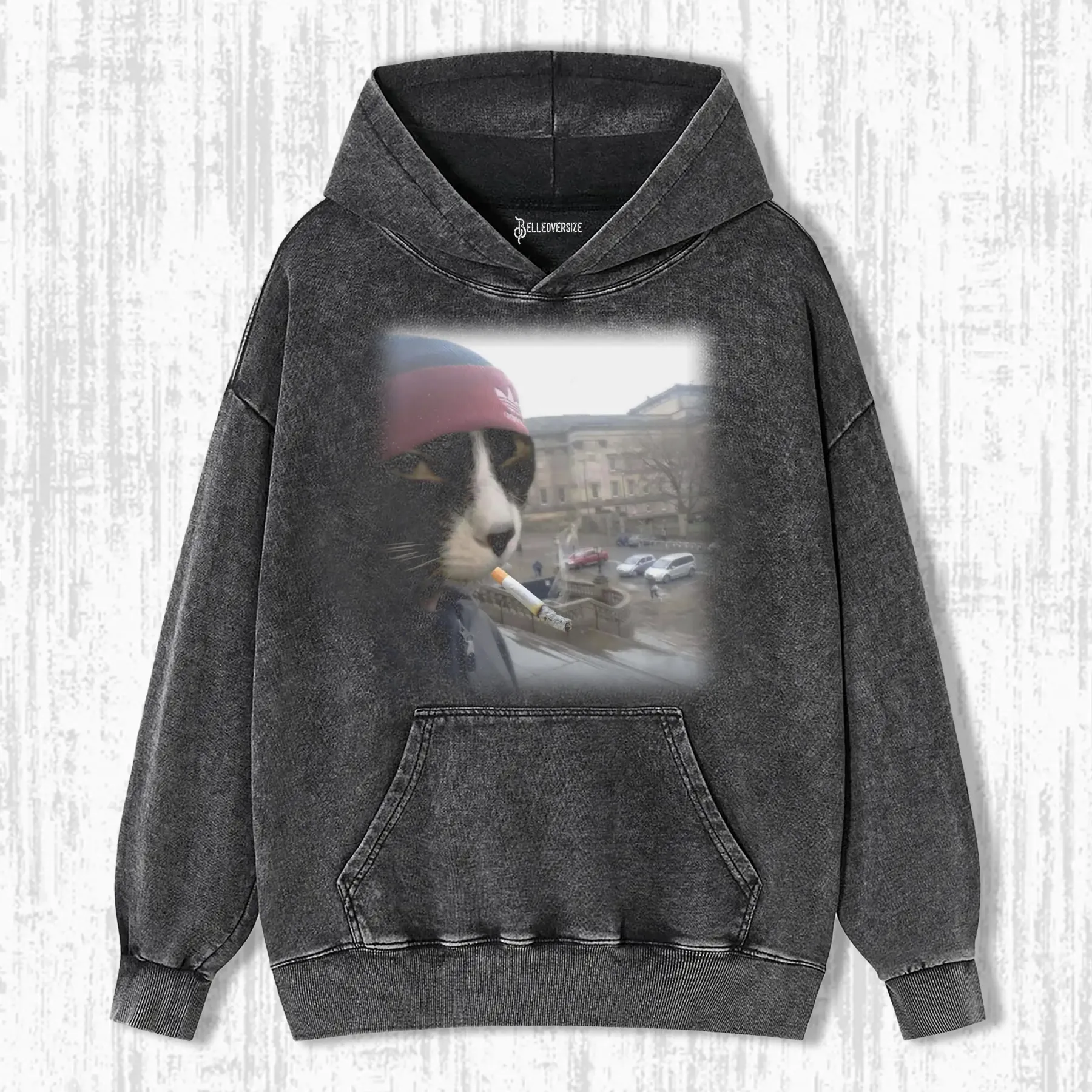 SMOKING CAT HOODIE