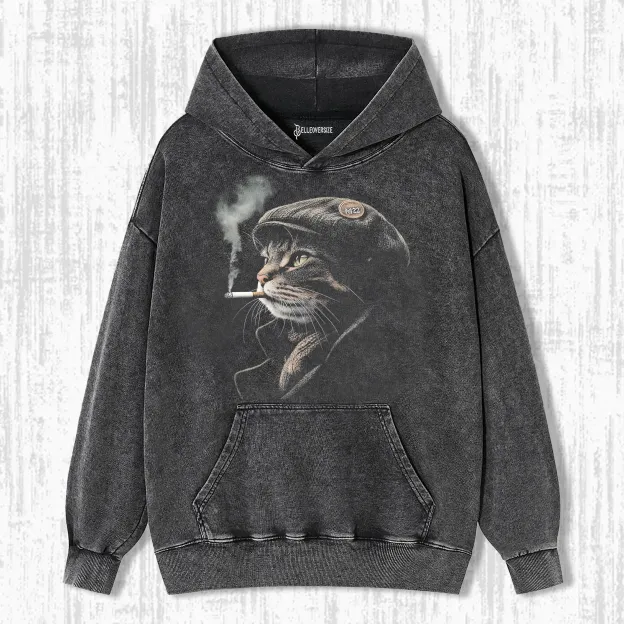 SMOKING CAT HOODIE