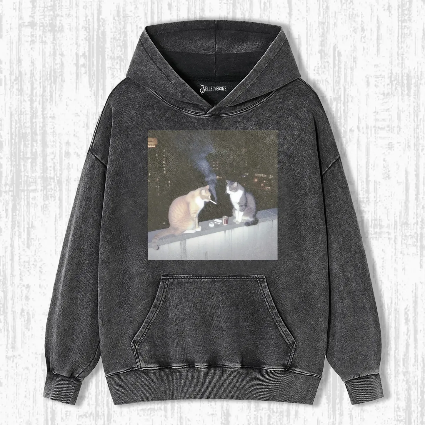 SMOKING CAT HOODIE