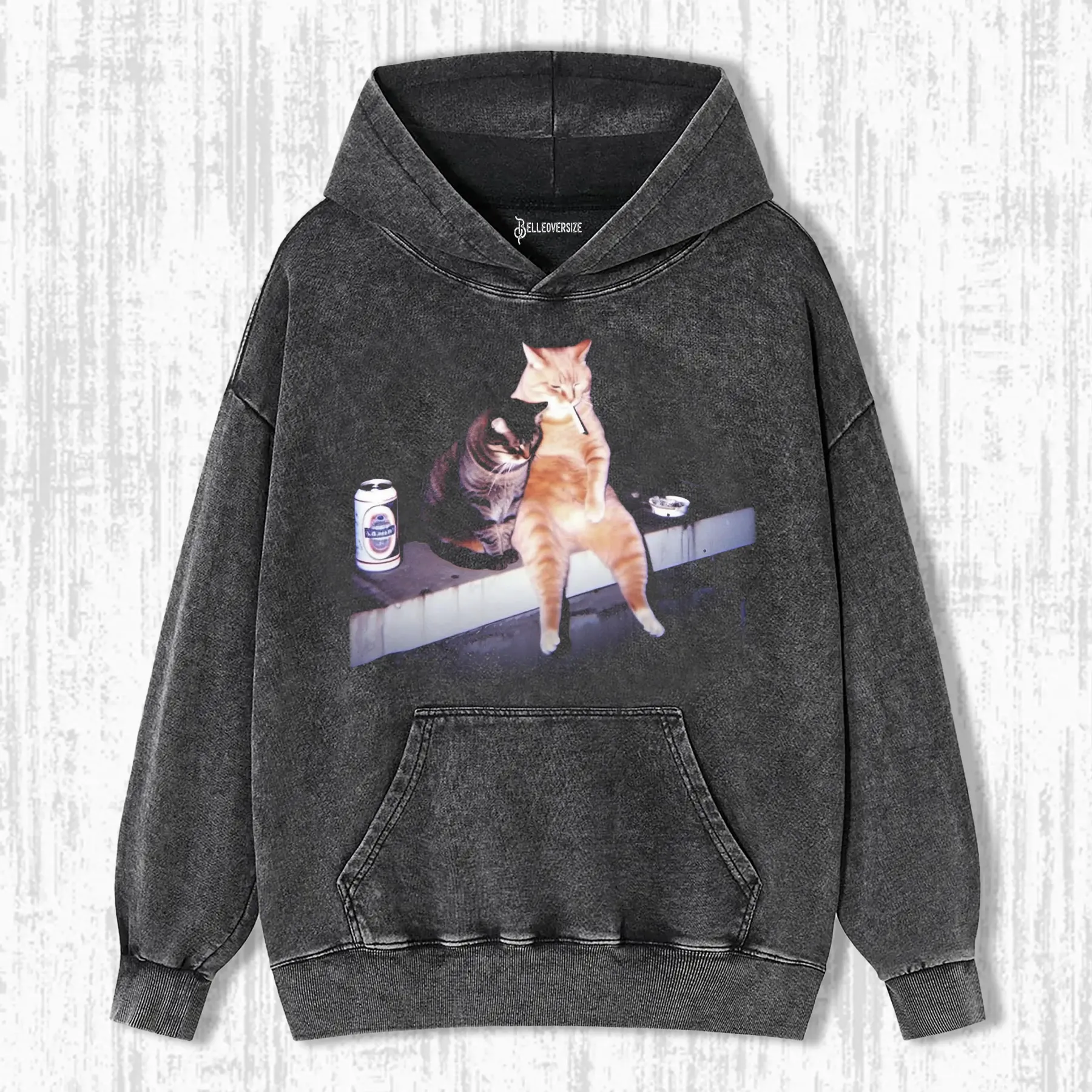 SMOKING CAT HOODIE