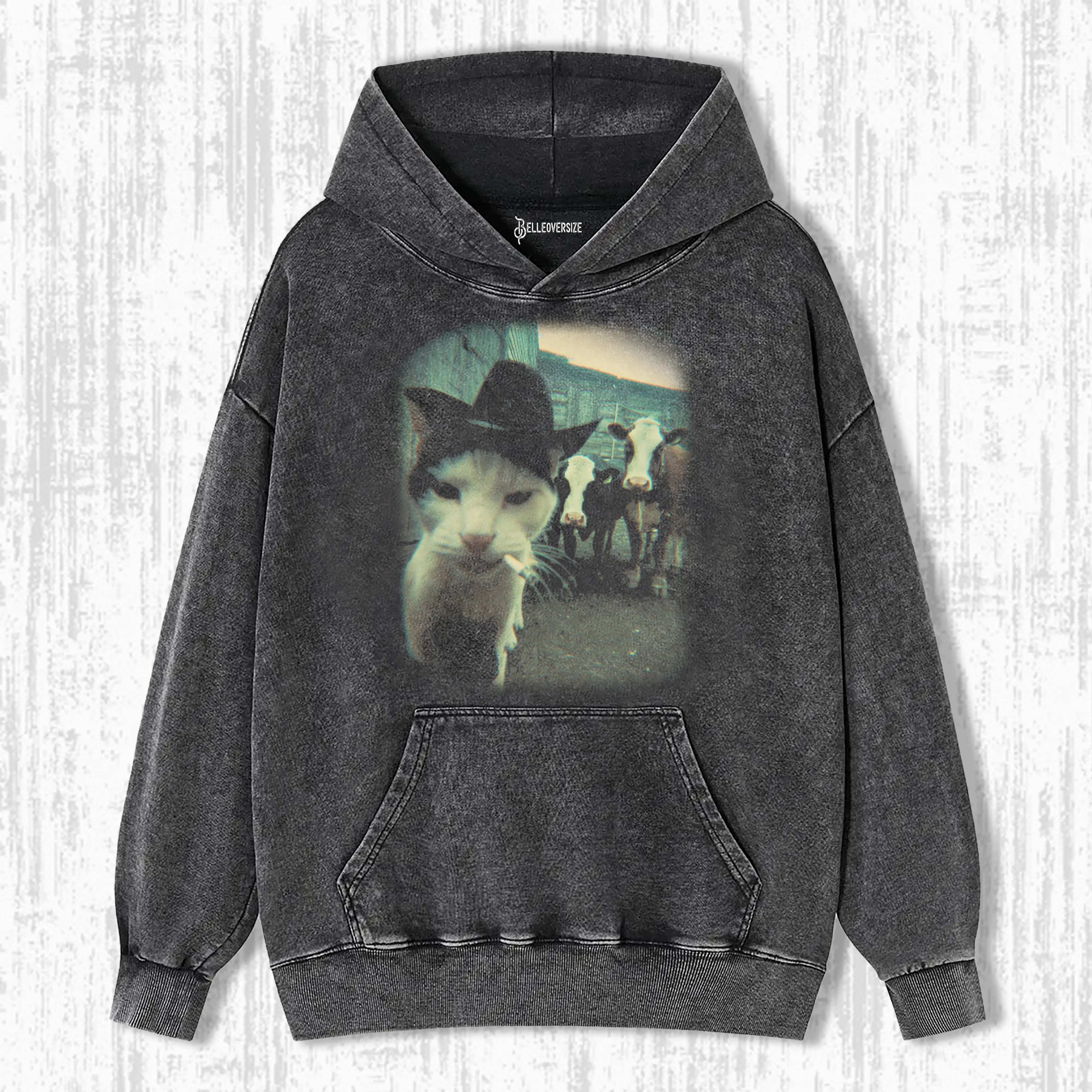 SMOKING CAT HOODIE